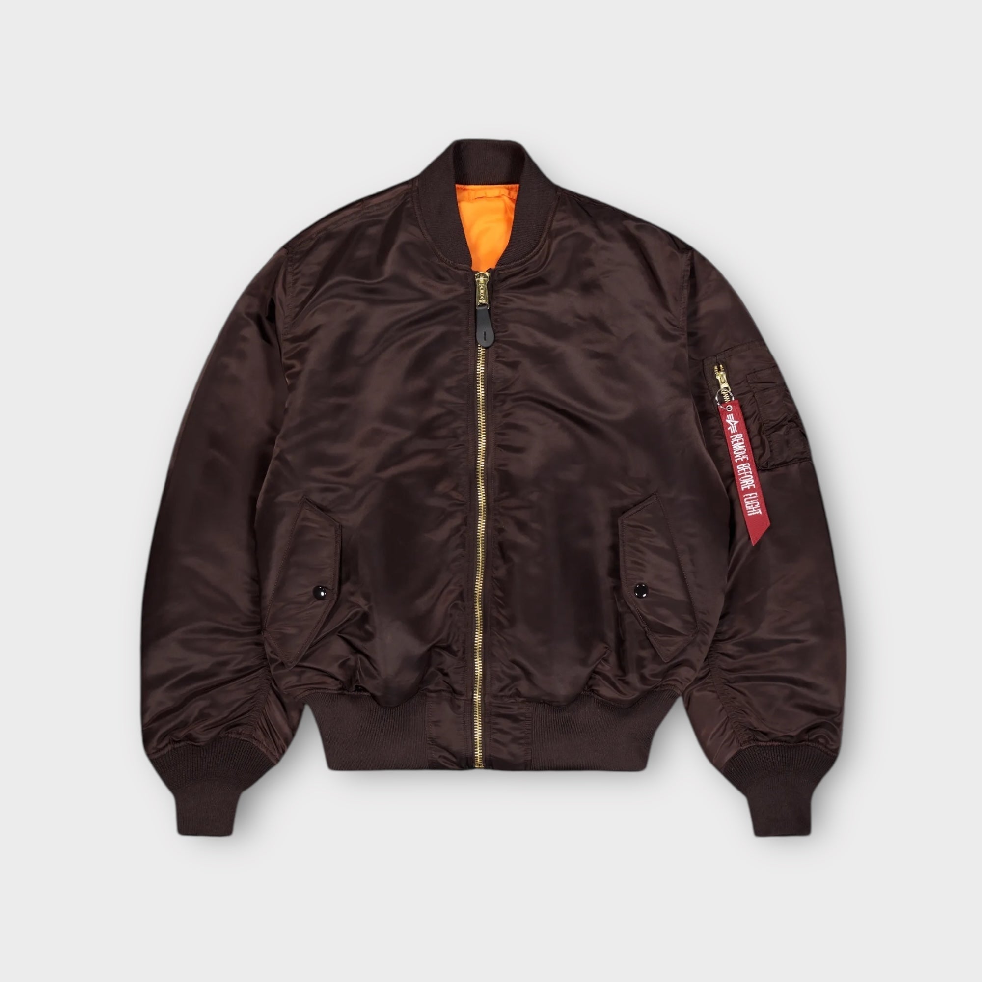 Alpha Industries MA-1 Heritage Bomberjakke I Hunter Brown