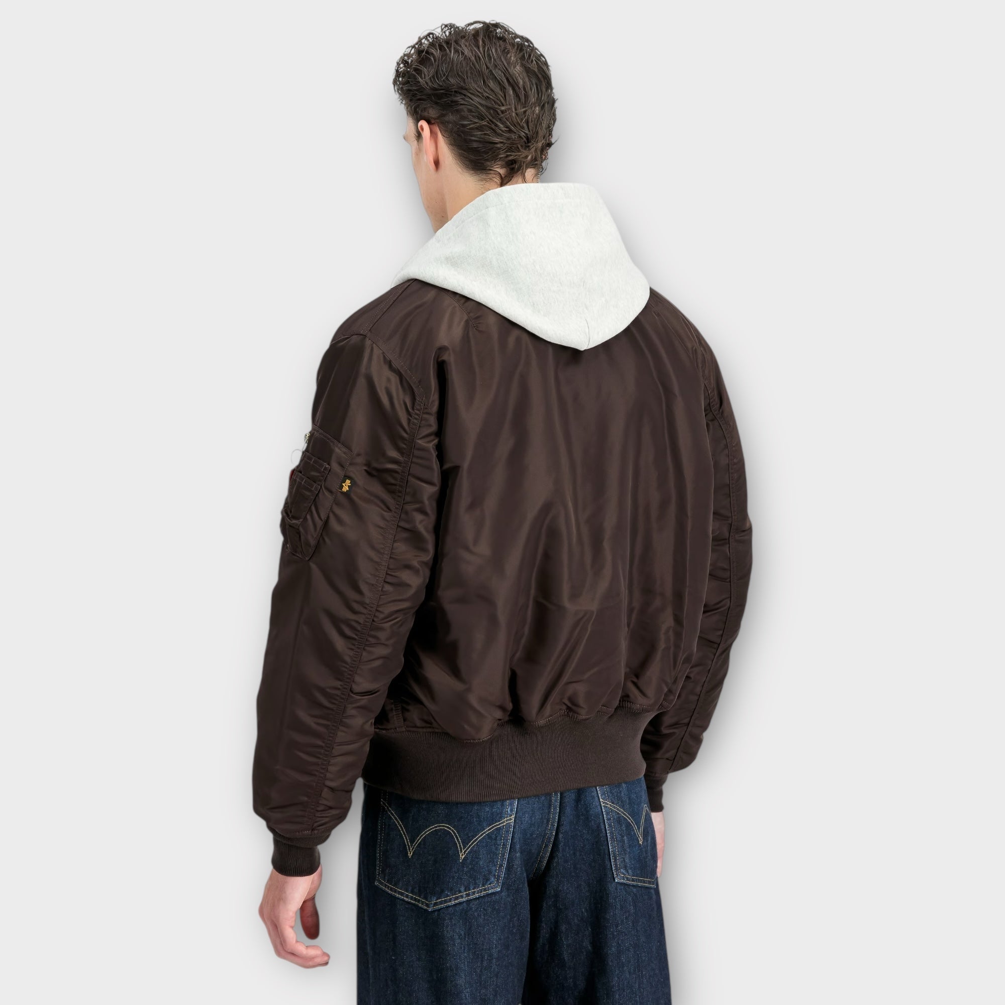 Alpha Industries MA-1 Heritage Bomberjakke I Hunter Brown