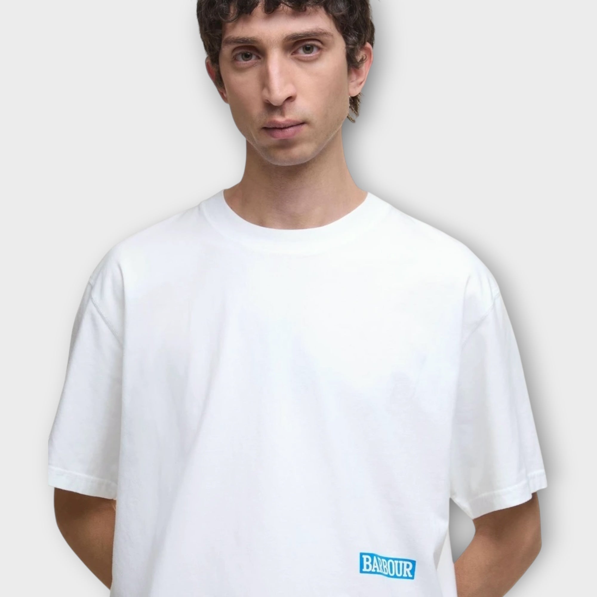 Barbour Mr Solway Graphic T-Shirt I Hvid