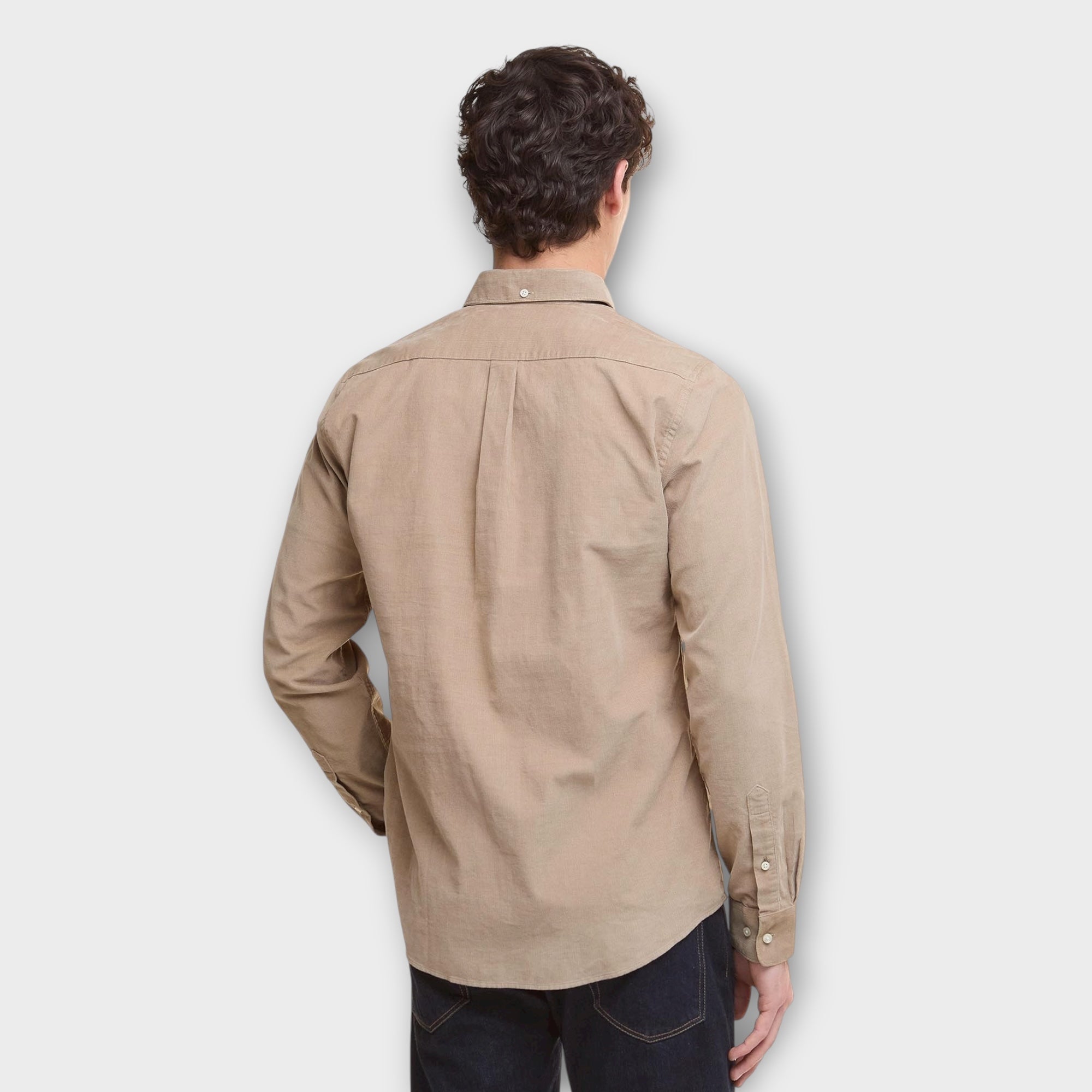 Barbour Ramsey Tailored Skjorte I Washed Stone