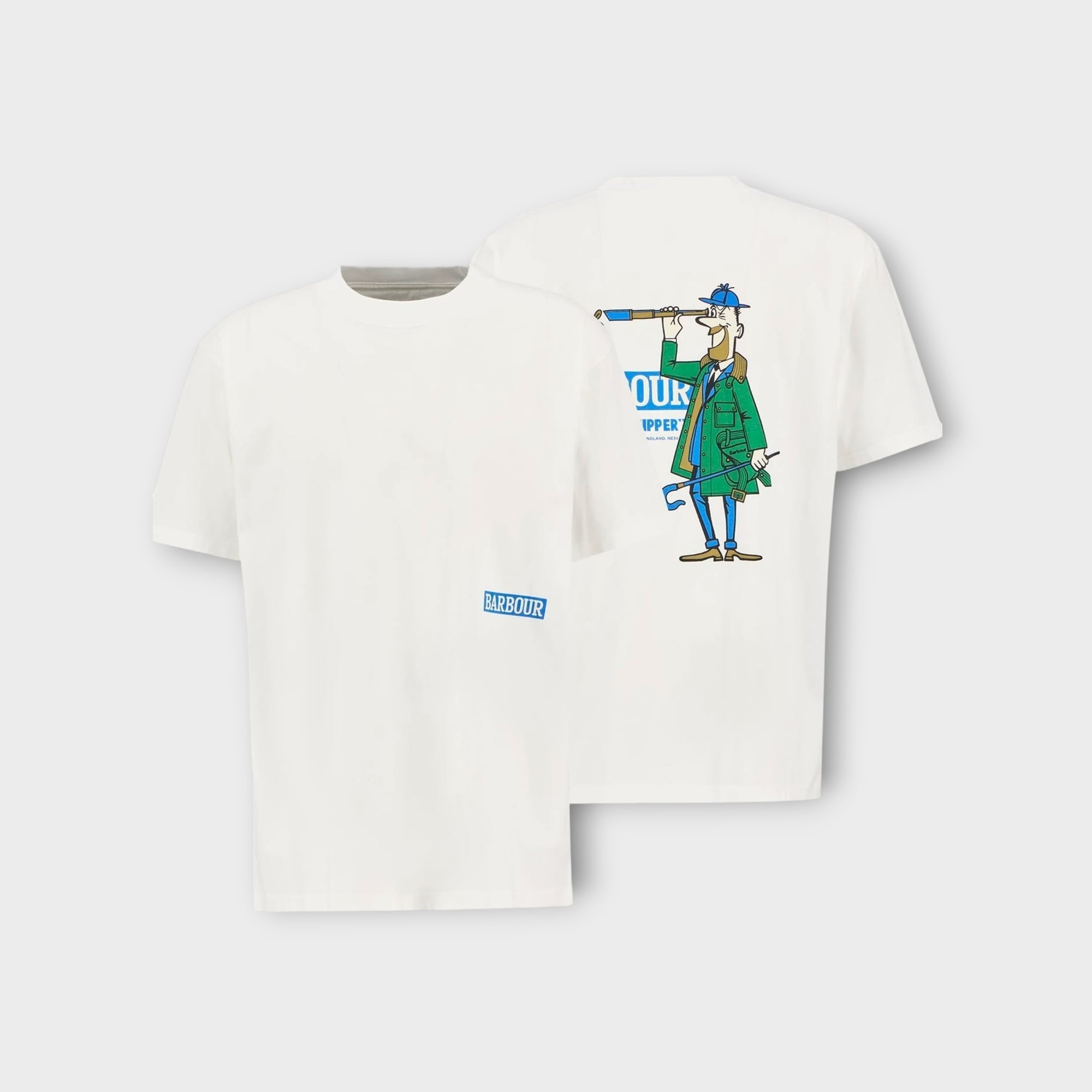 Barbour Mr Solway Graphic T-Shirt I Hvid