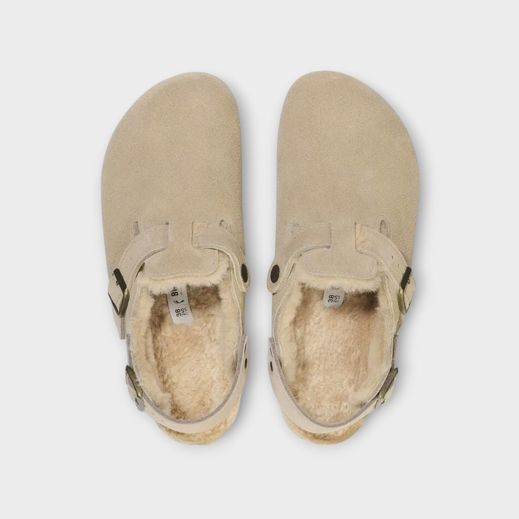 Birkenstock Tokio Inside Sherling I Taupe