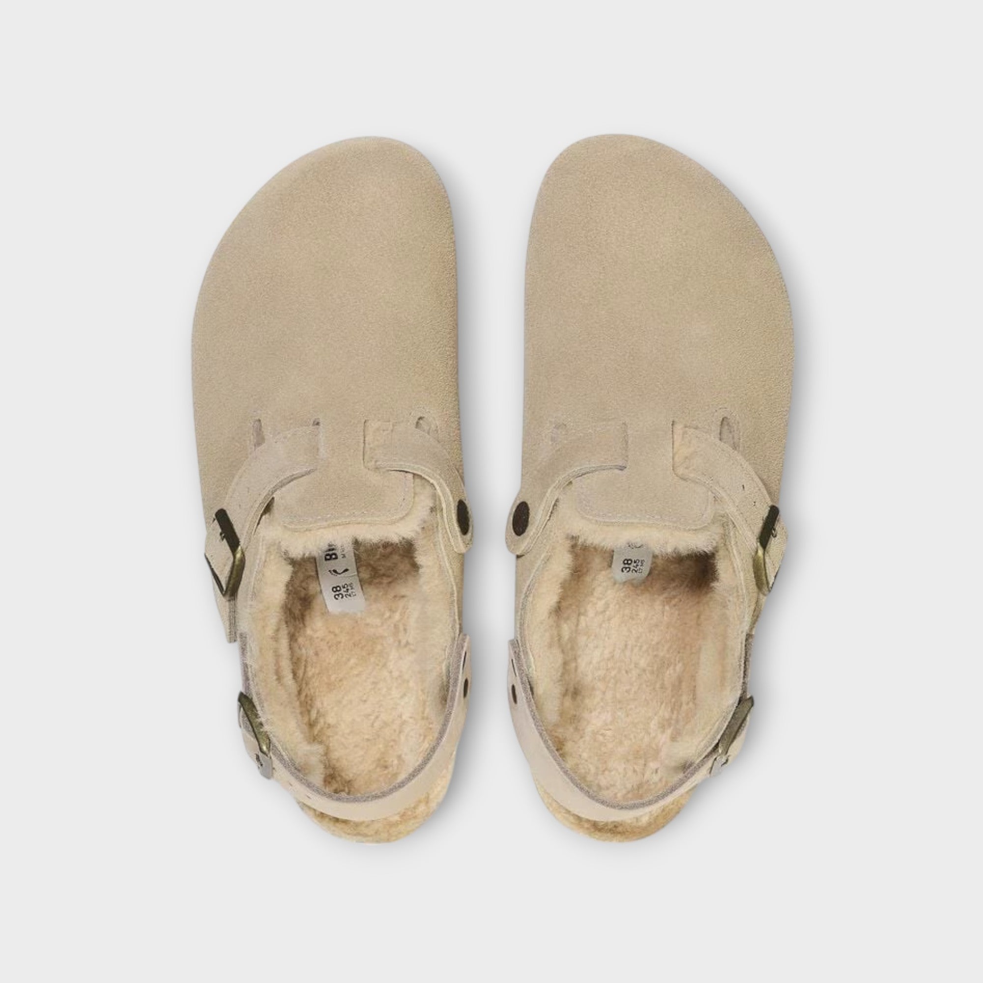 Birkenstock Tokio Inside Sherling I Taupe