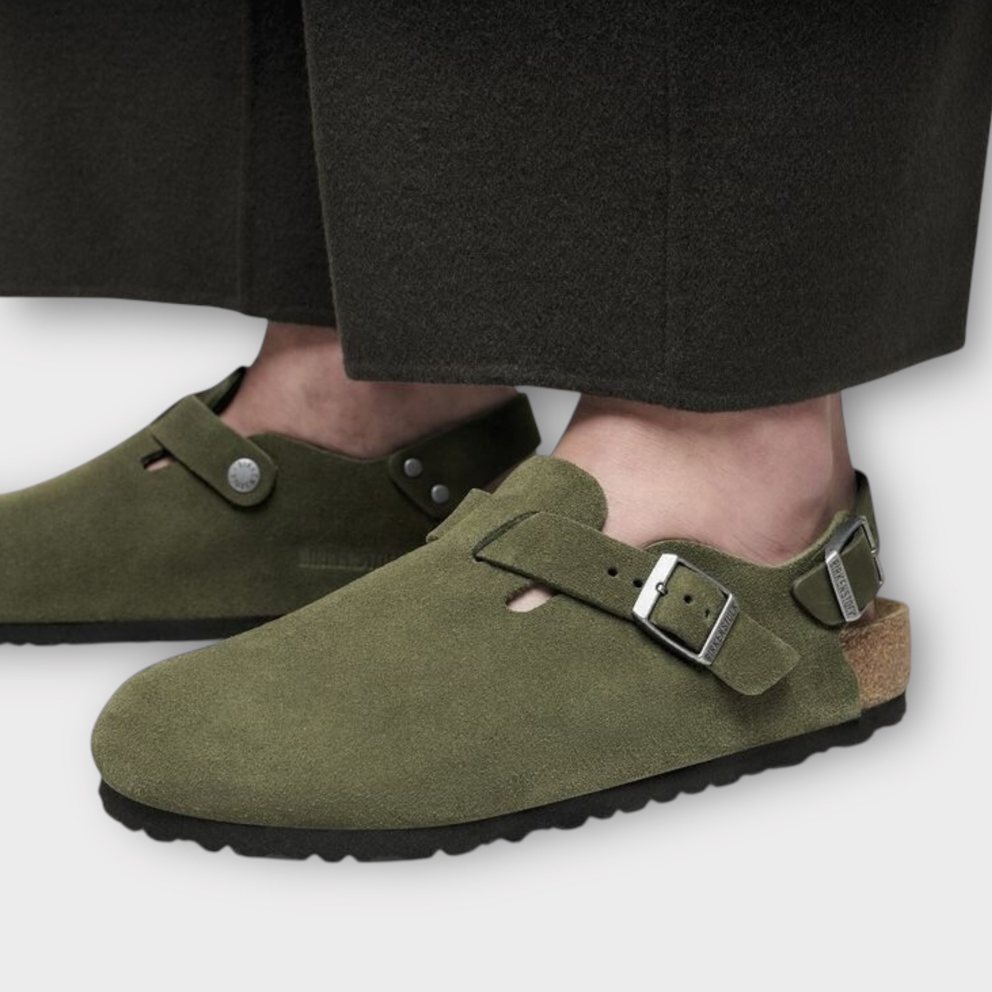 Birkenstock Tokio II Suede I Thyme