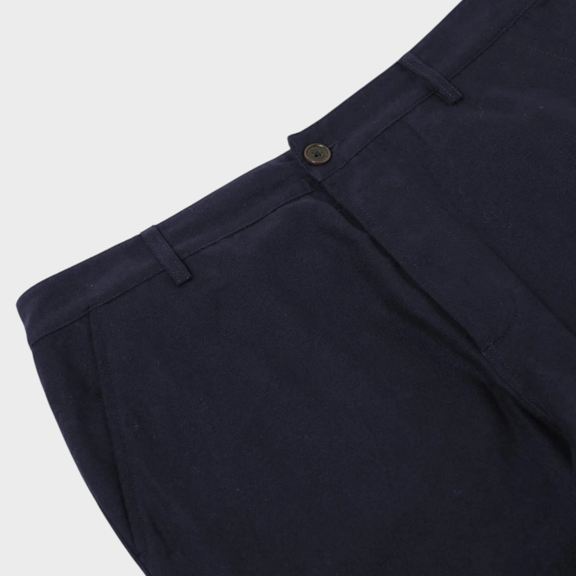 Universal Works Brushed Moleskin Military Bukser I Navy