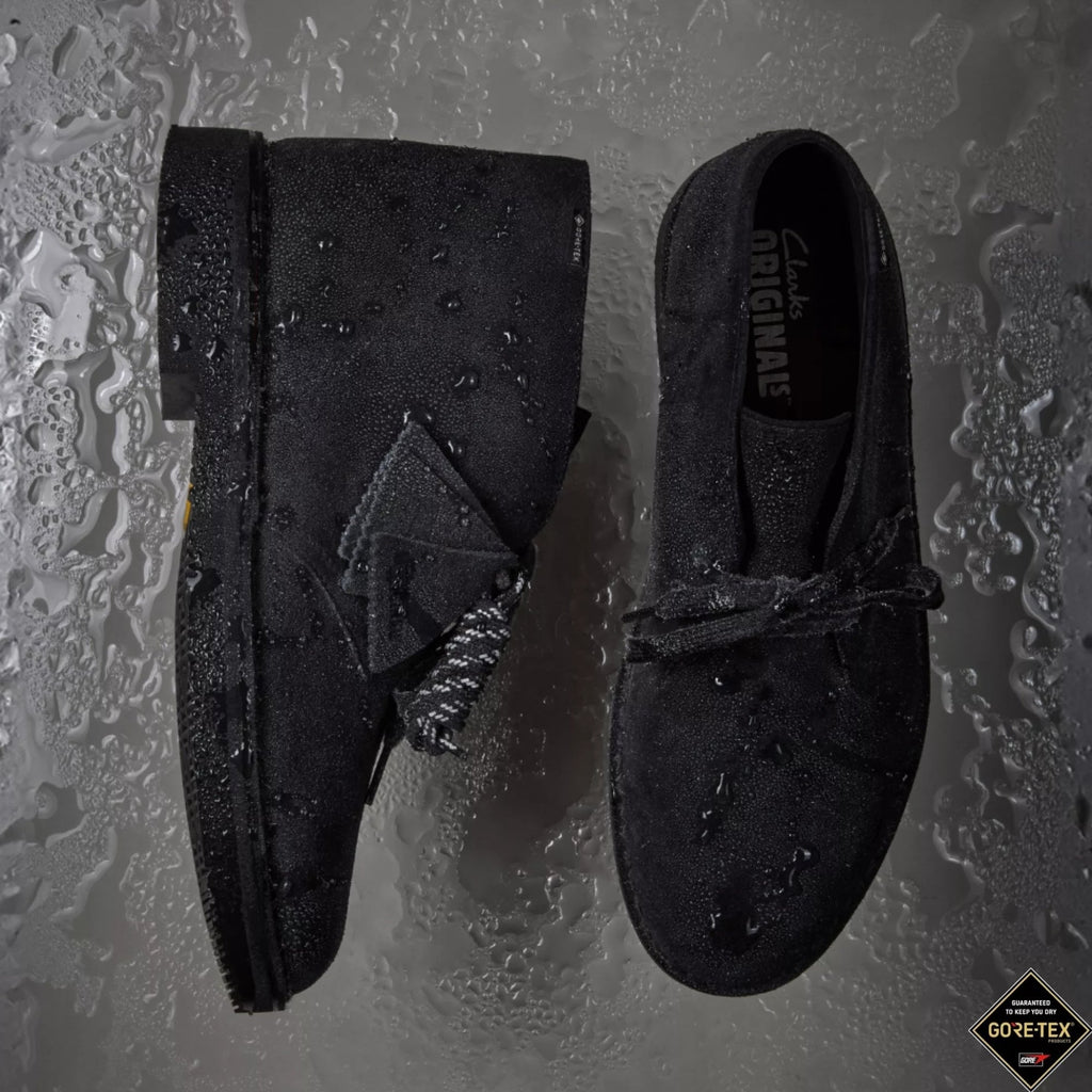 Clarks Desert Boot GoreTex I Black Suede