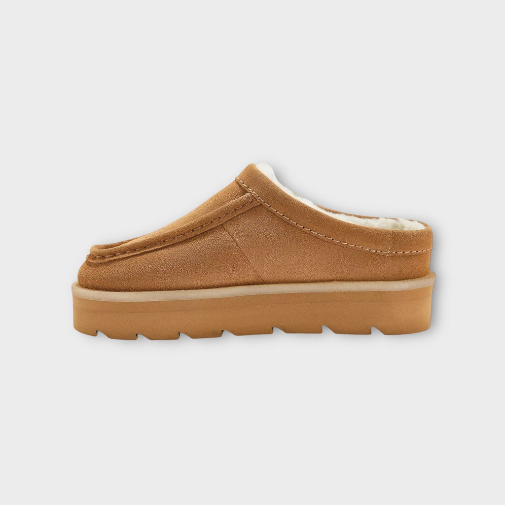 Clarks Originals Meare Mule I Caramel Warmlined