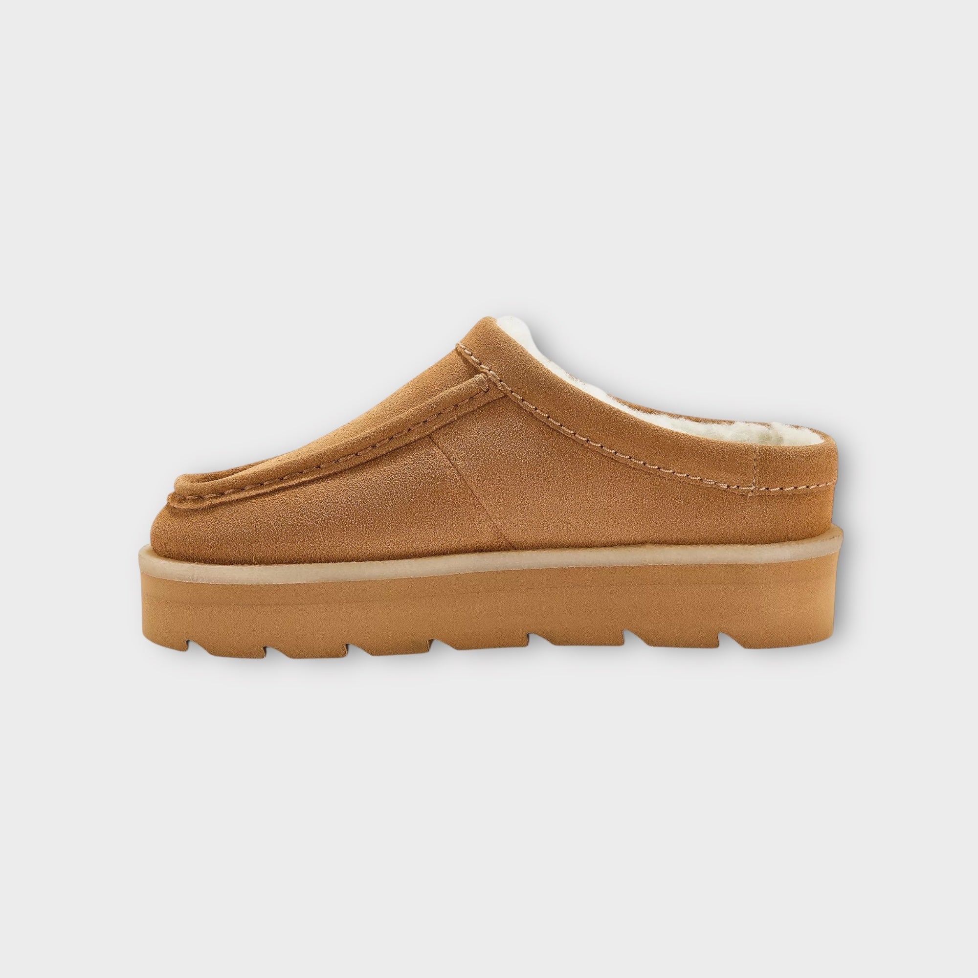 Clarks Originals Meare Mule I Caramel Warmlined
