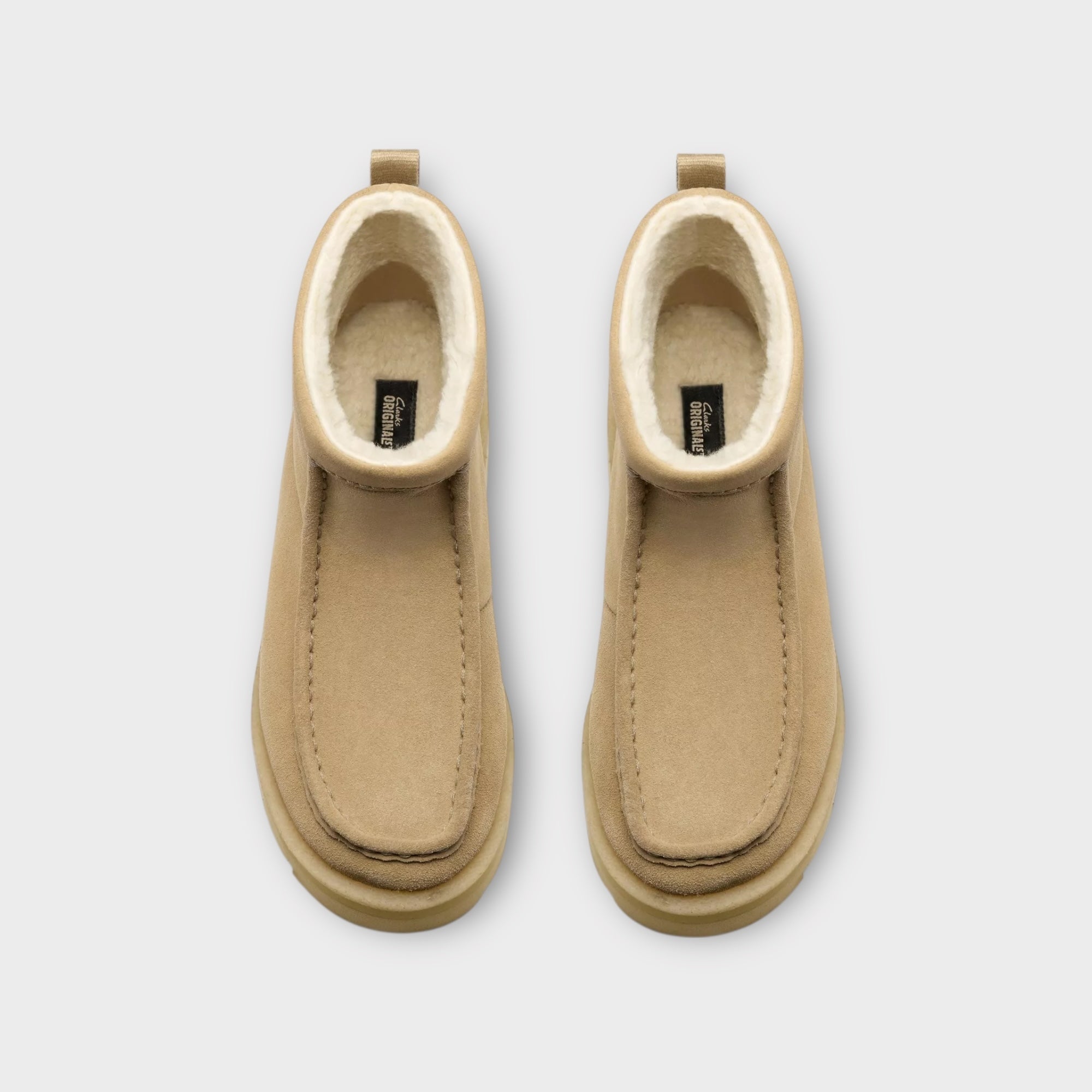Clarks Originals Meare Rooey I Dark Sand Warmlined