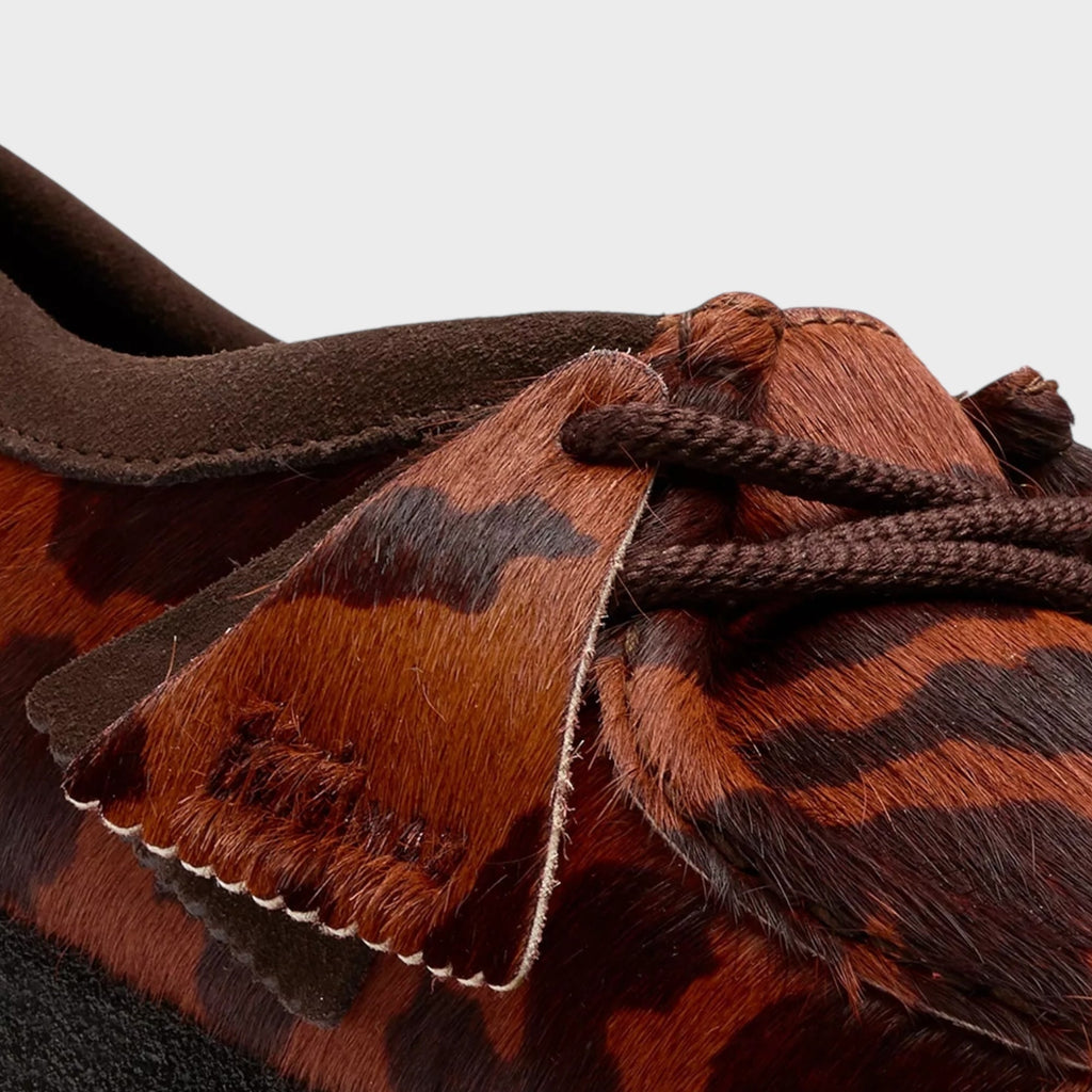 Clarks Wallabee Cow Print I Brown