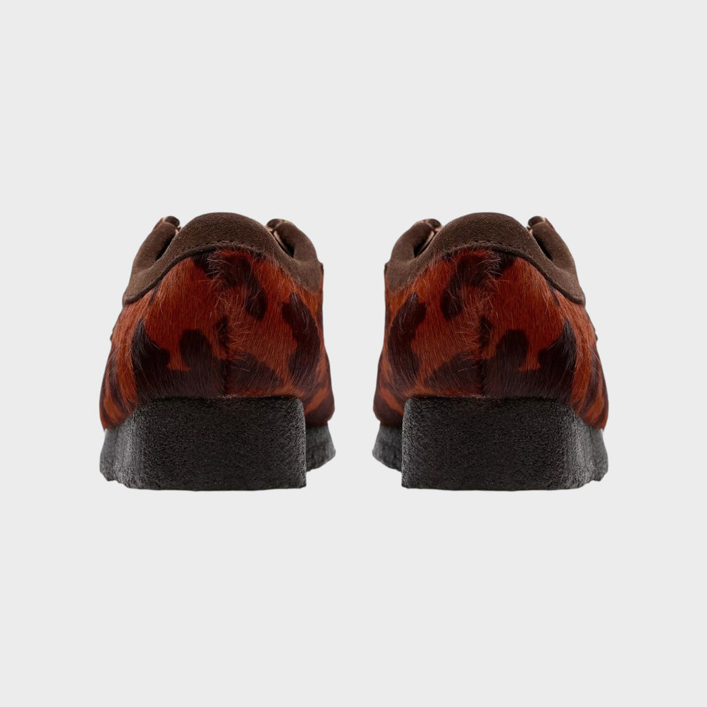 Clarks Wallabee Cow Print I Brown