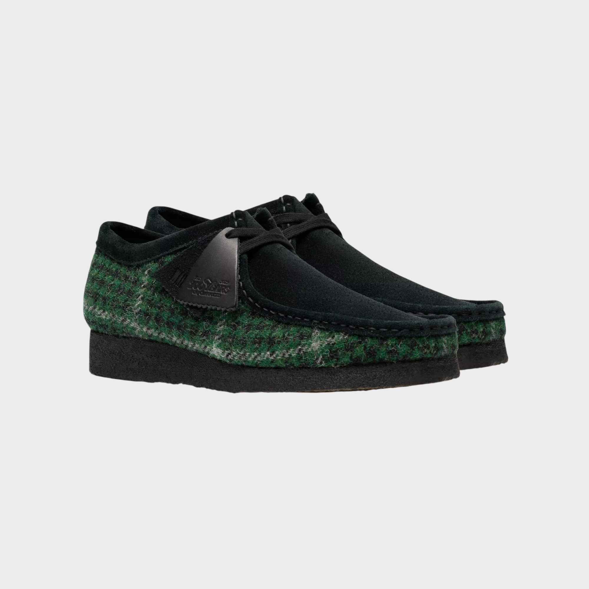 Clarks Wallabee Tweed Combination I Green