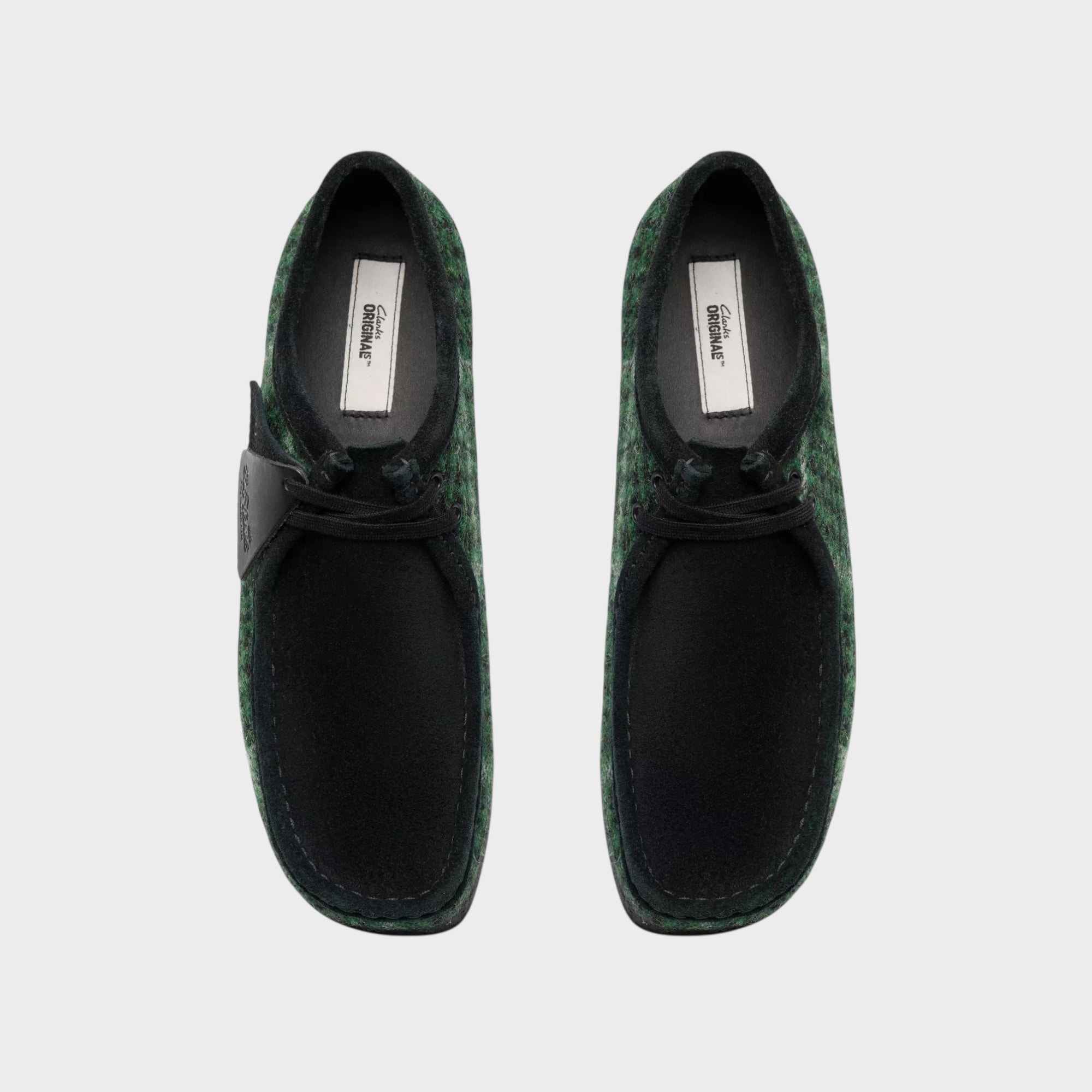 Clarks Wallabee Tweed Combination I Green
