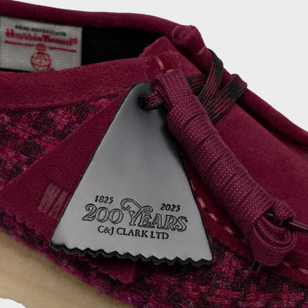 Clarks Wallabee Tweed Combination I Purple