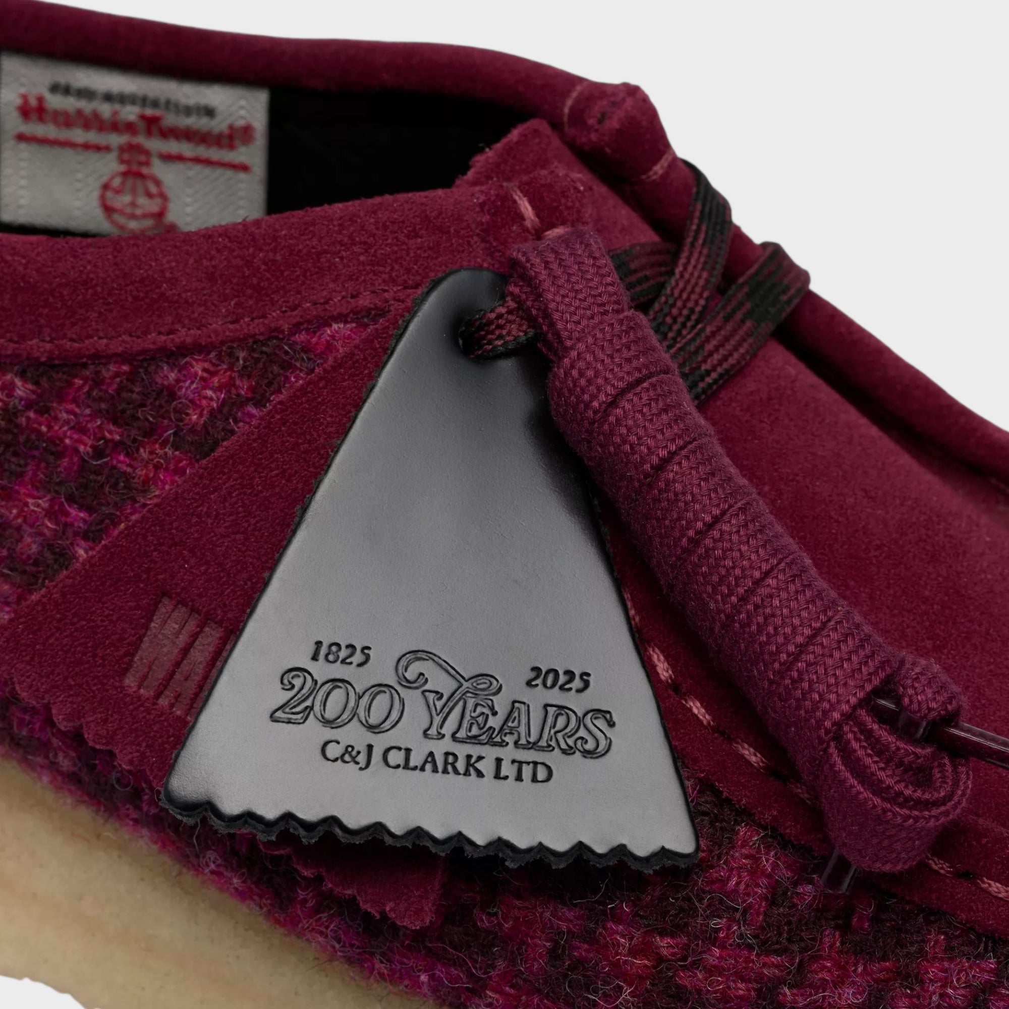 Clarks Wallabee Tweed Combination I Purple
