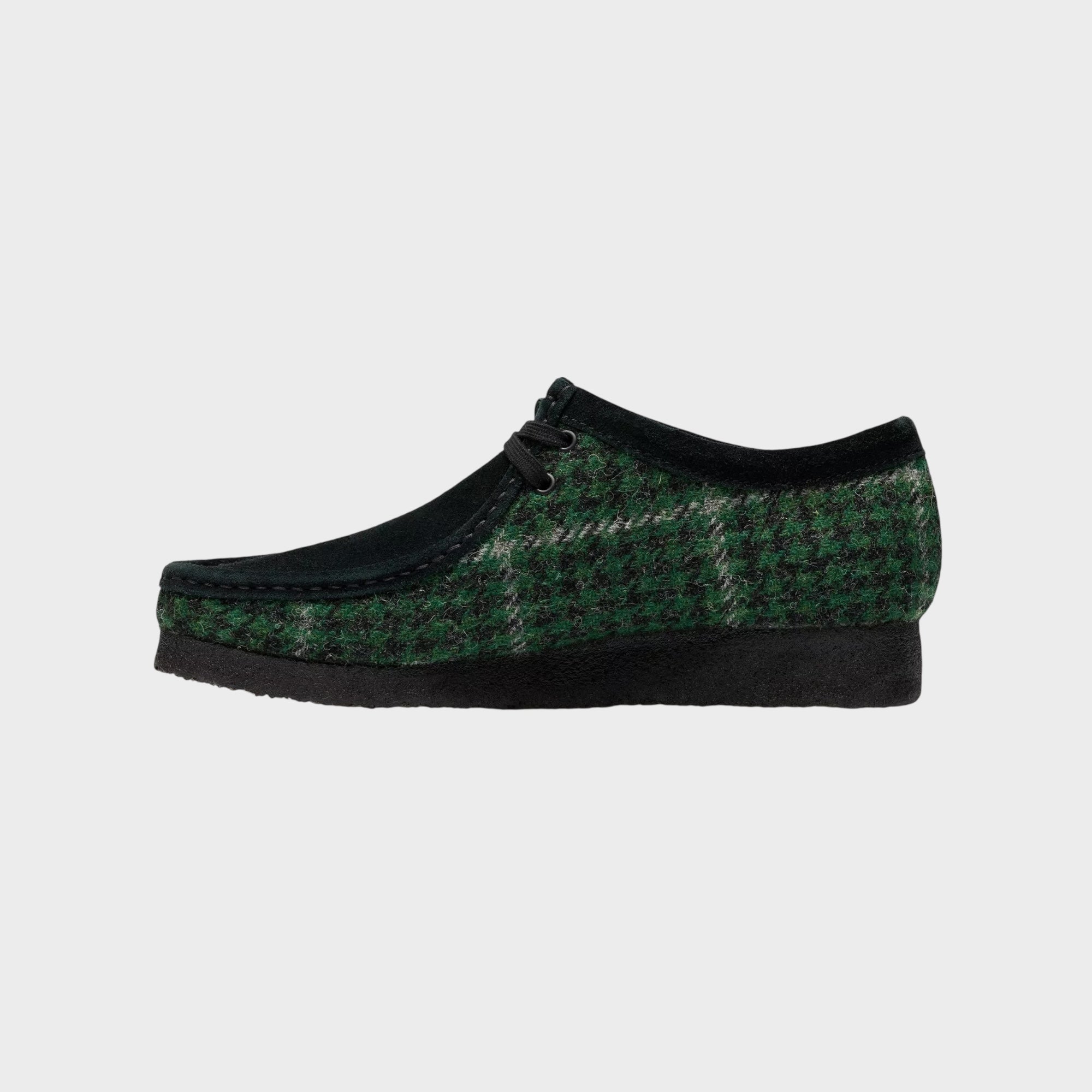 Clarks Wallabee Tweed Combination I Green