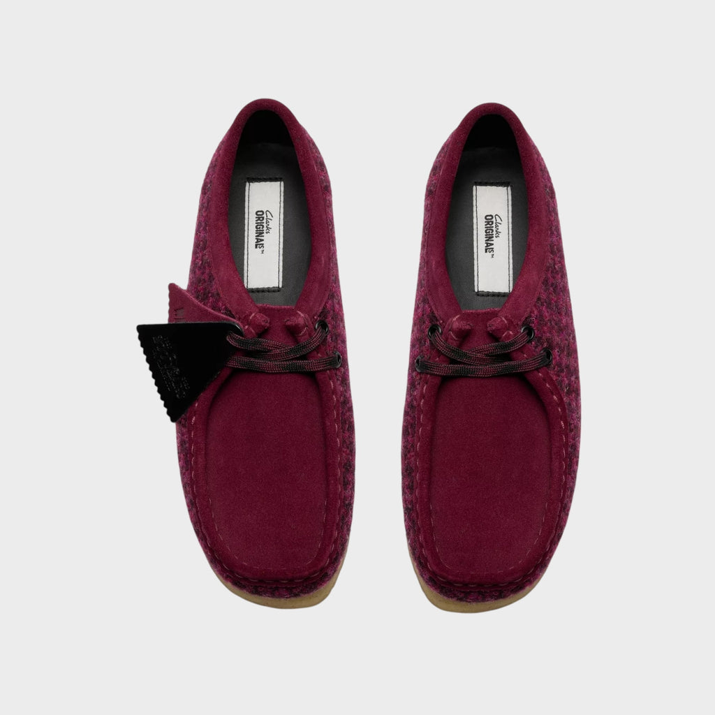 Clarks Wallabee Tweed Combination I Purple