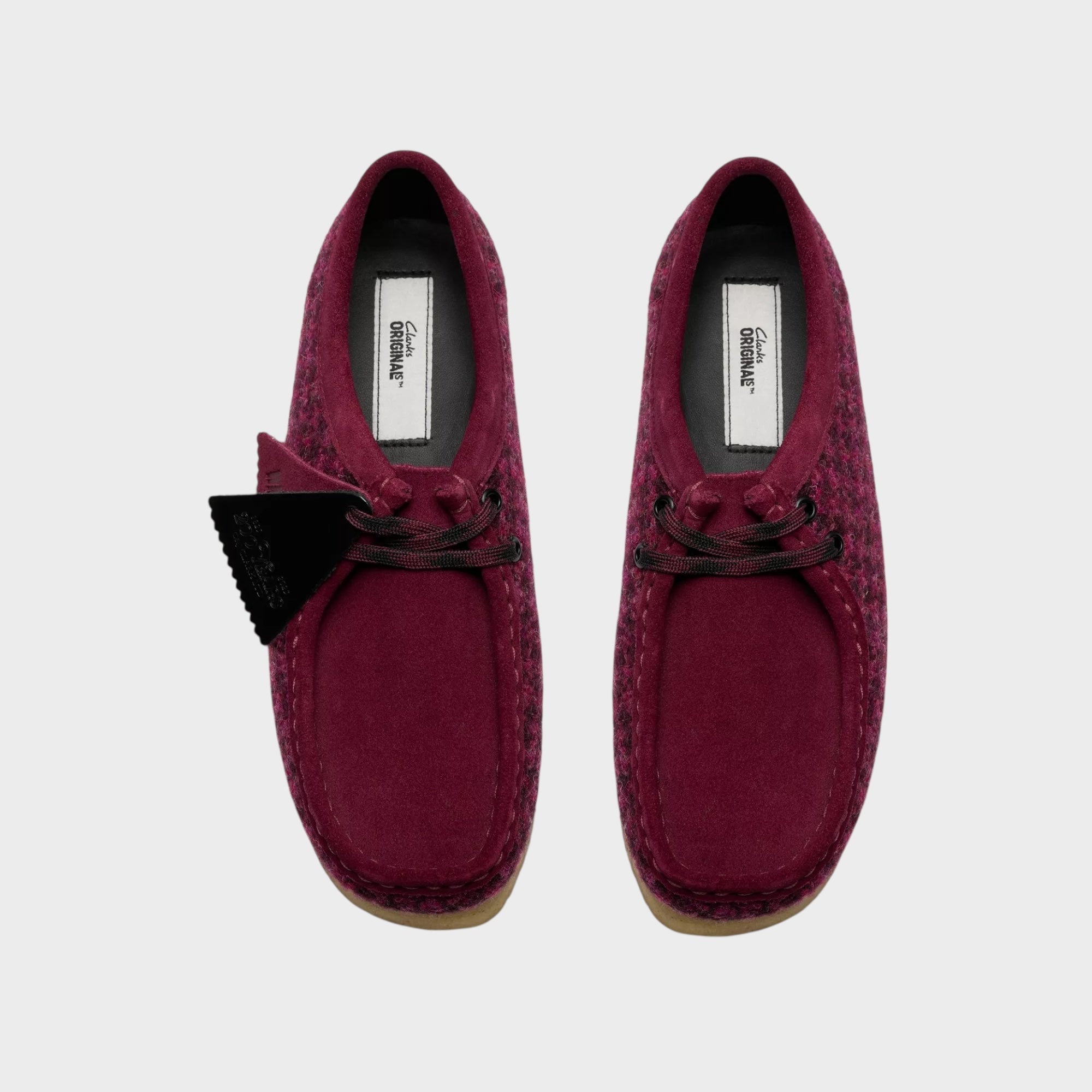 Clarks Wallabee Tweed Combination I Purple