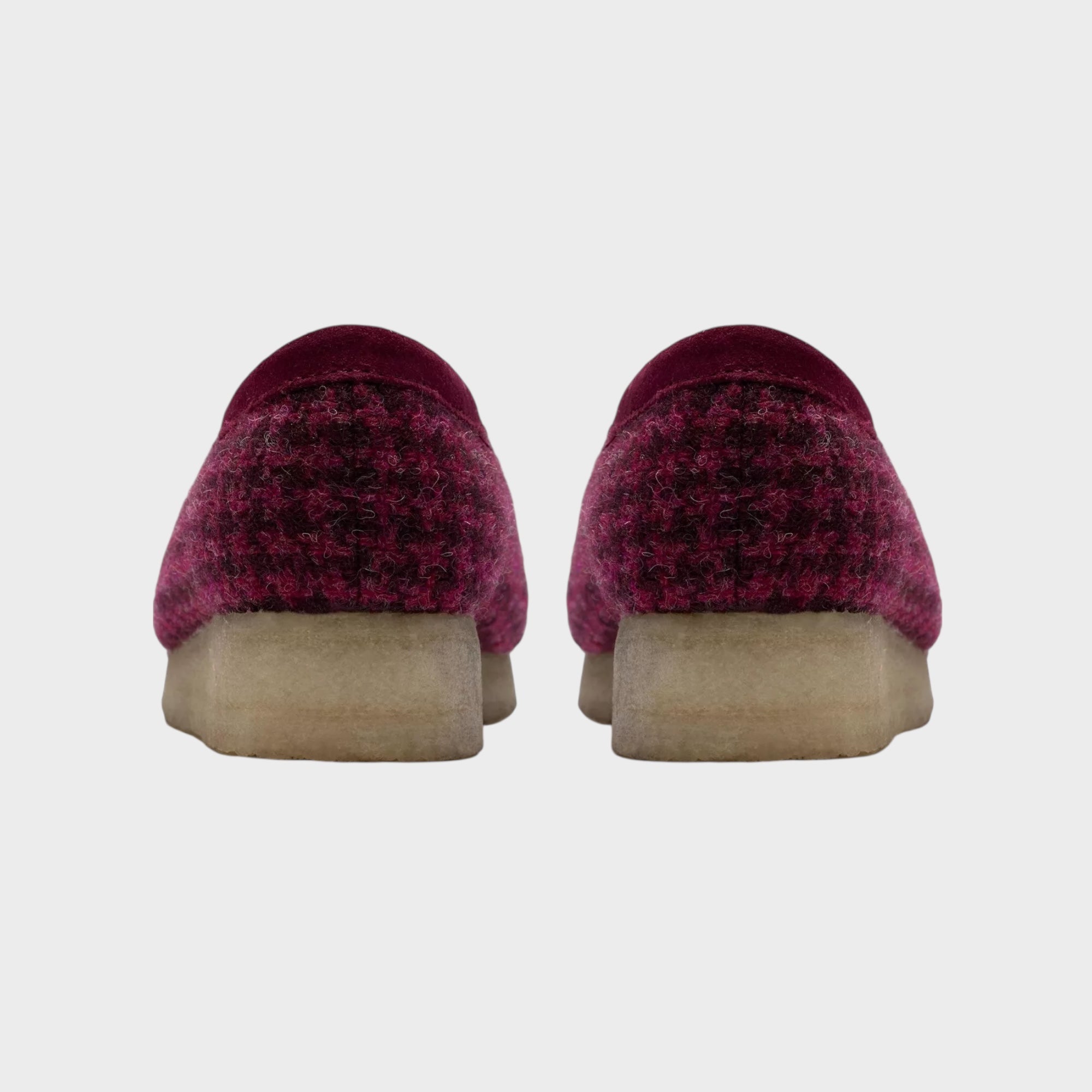 Clarks Wallabee Tweed Combination I Purple
