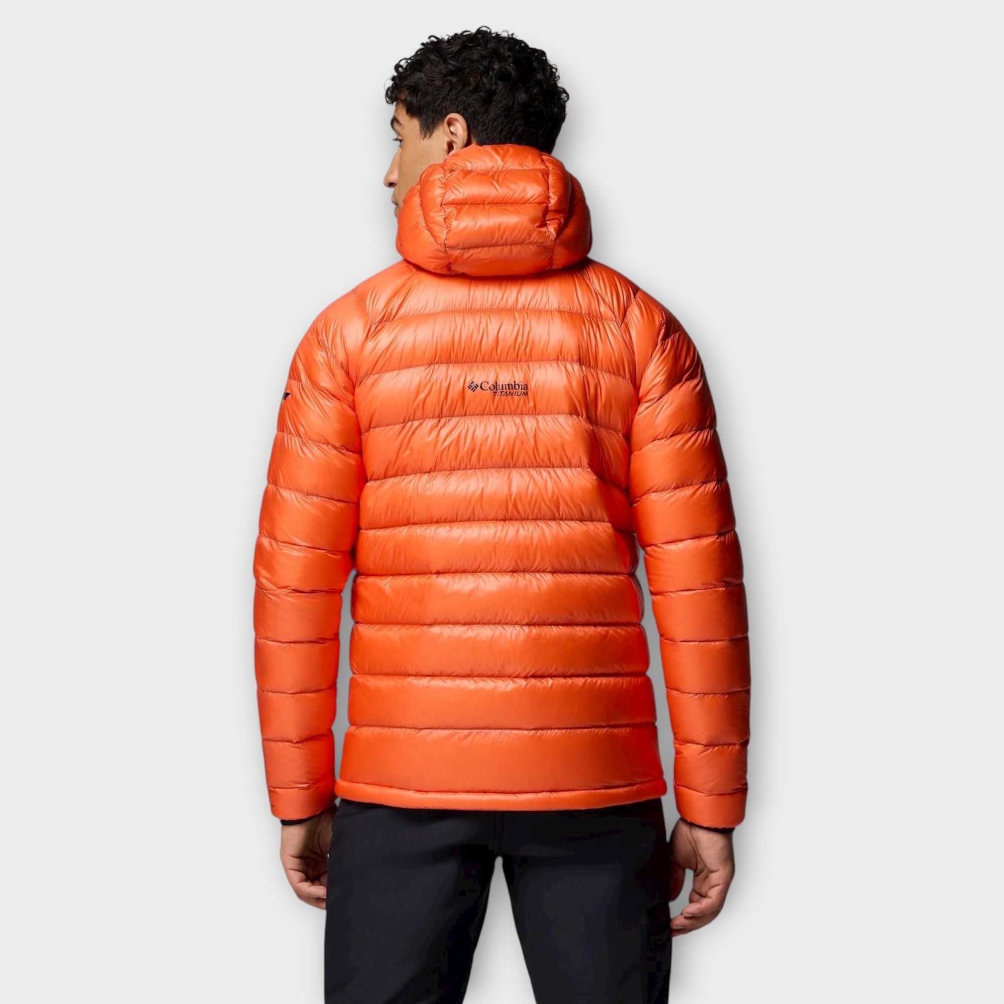 Columbia Arctic Crest™ Down Hooded Jacket I Zing/Orange