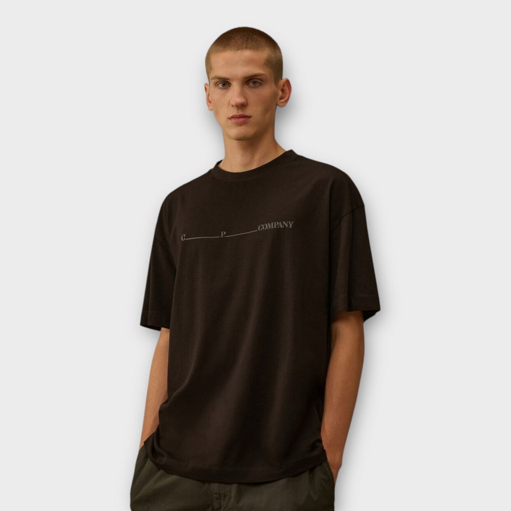 C.P. Company 30/1 Jersey  T-Shirt I Sort