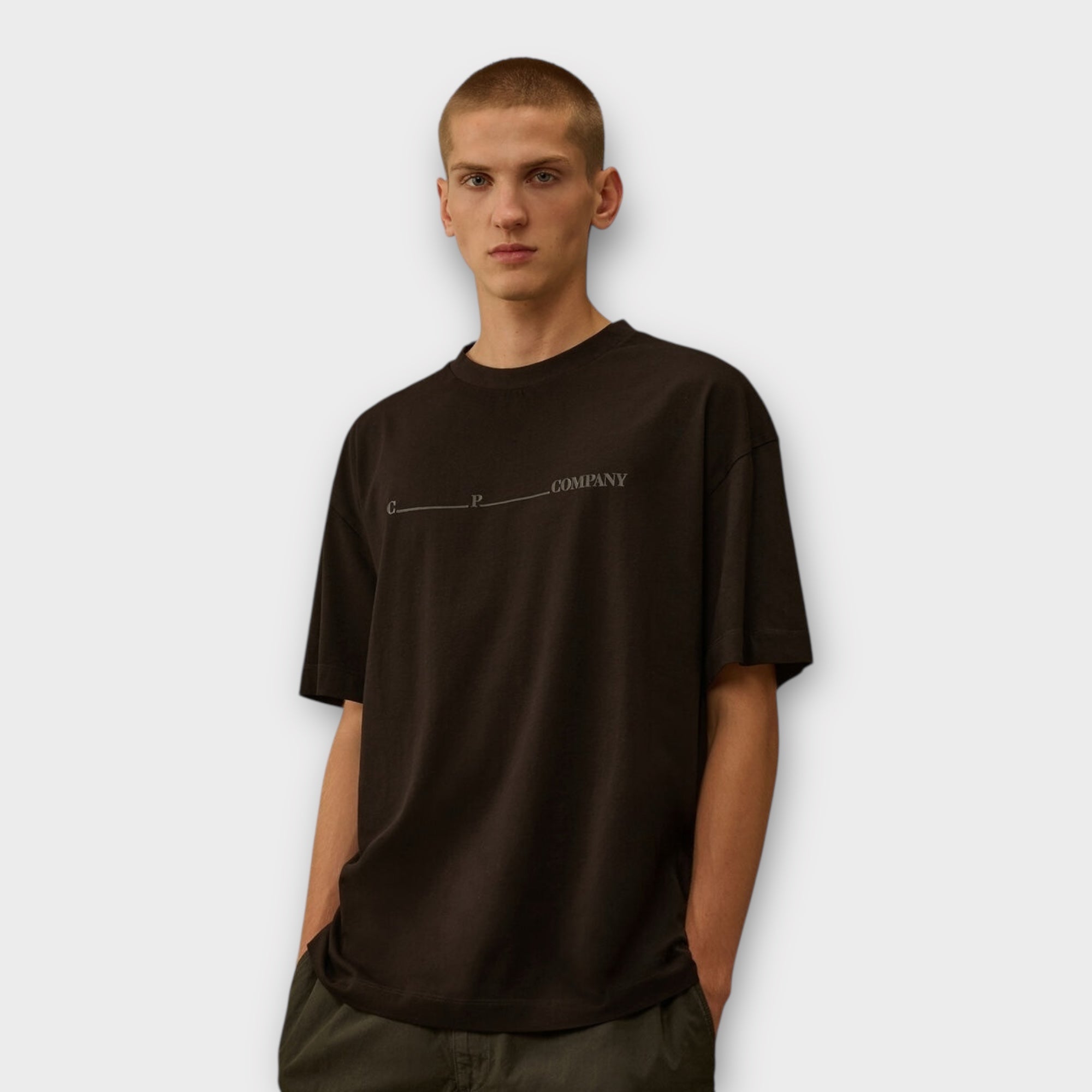 C.P. Company 30/1 Jersey  T-Shirt I Sort