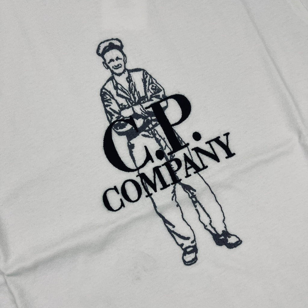 CP Company Sailor T-Shirt - White -Usfansport