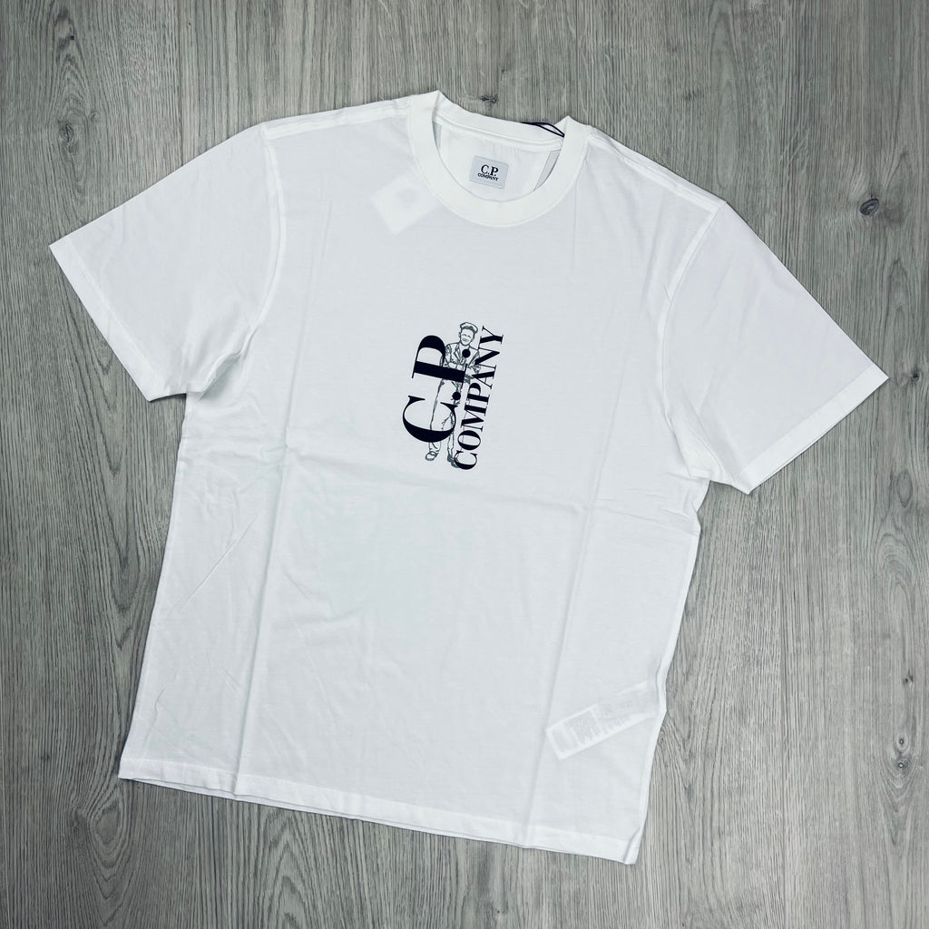 CP Company Sailor T-Shirt - White -Usfansport