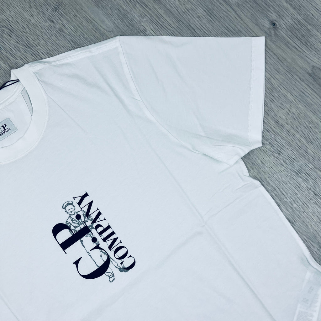 CP Company Sailor T-Shirt - White -Usfansport