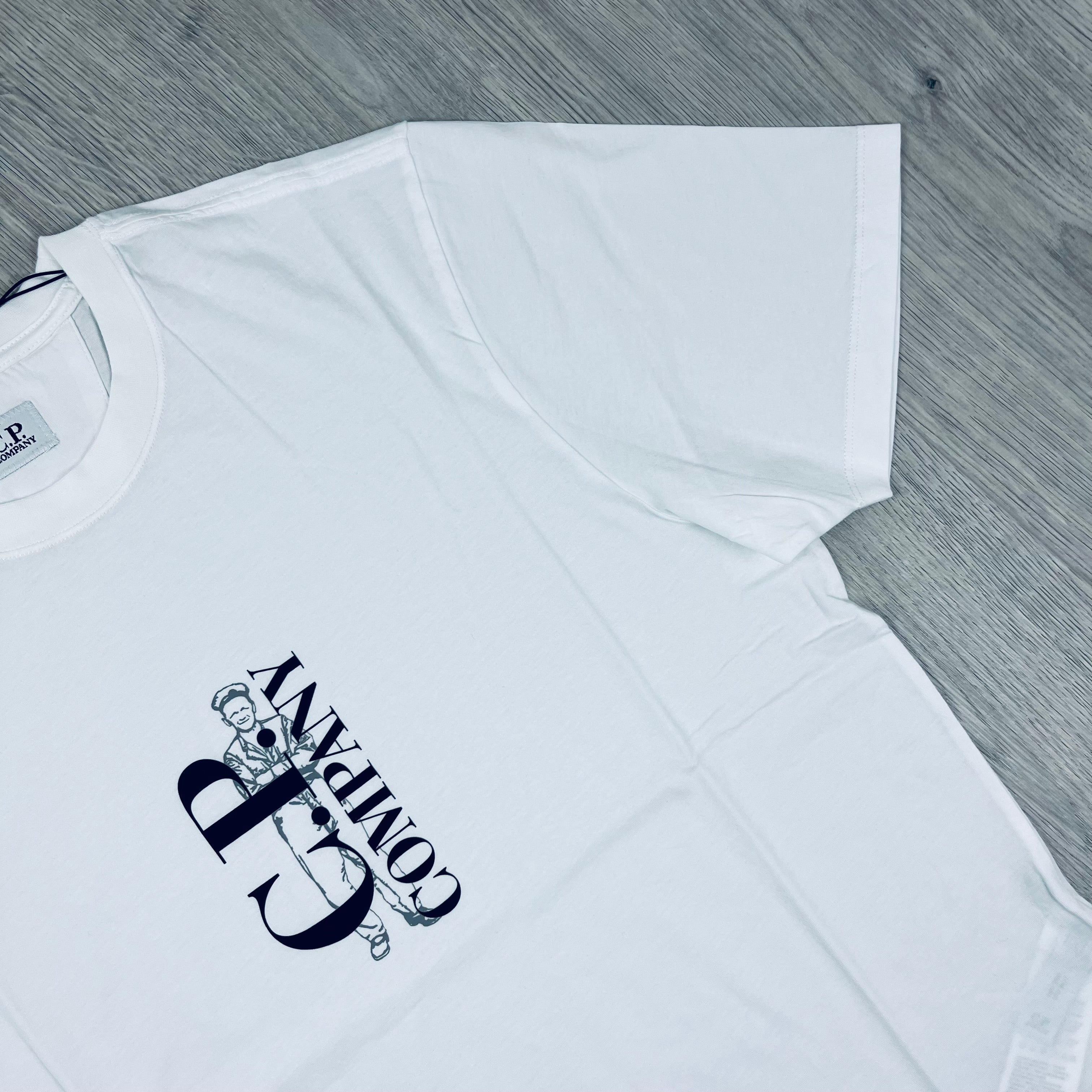 CP Company Sailor T-Shirt - White -Usfansport