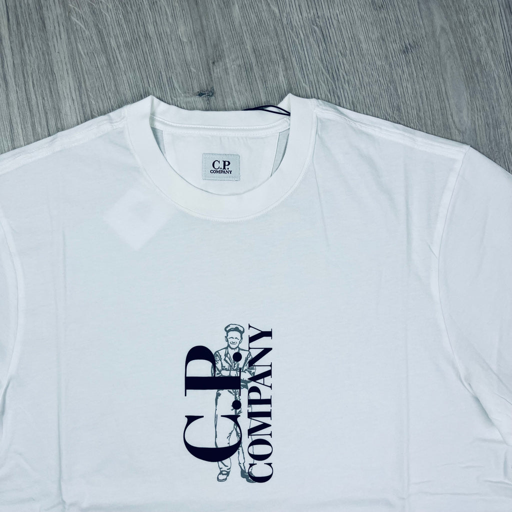 CP Company Sailor T-Shirt - White -Usfansport
