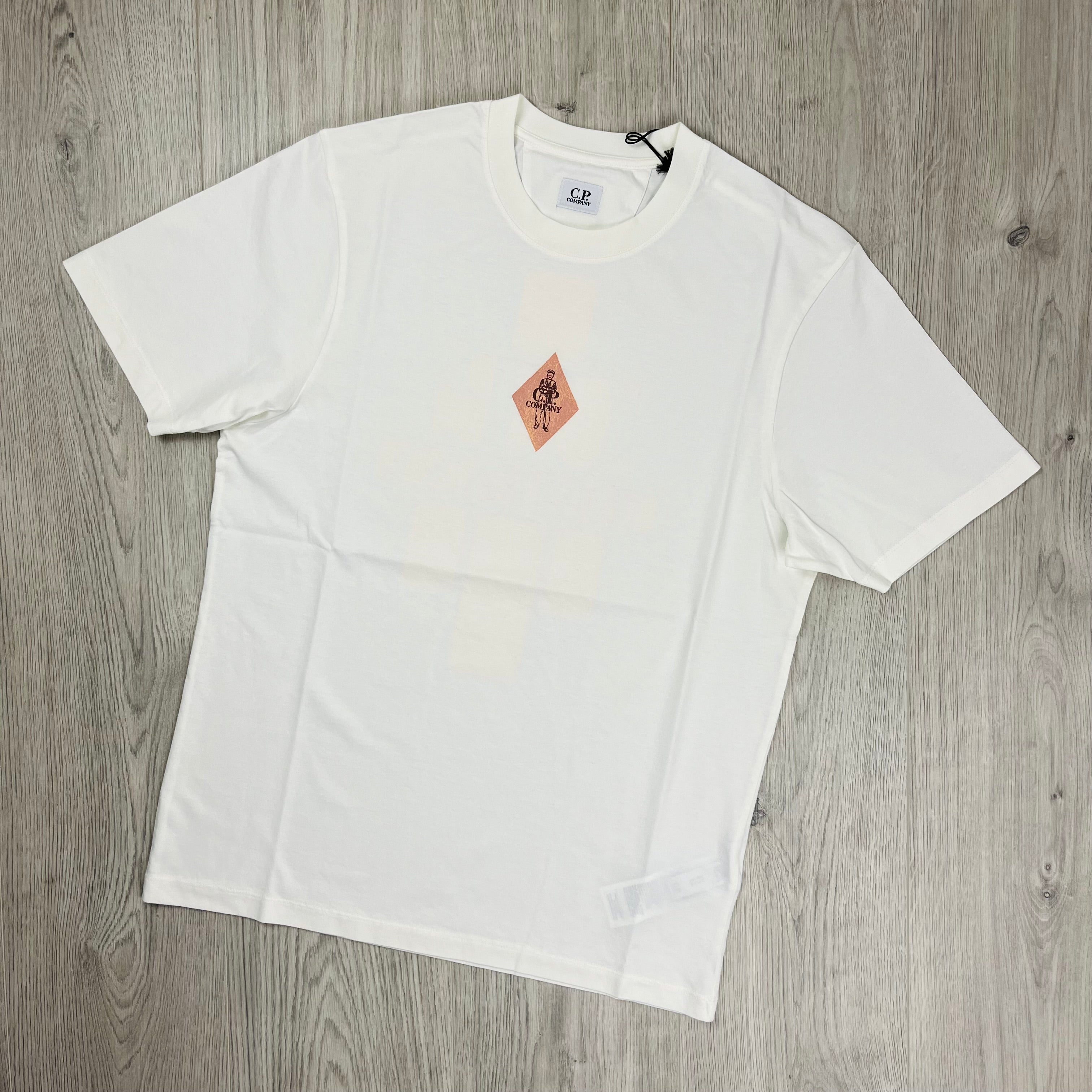 CP Company Sailor T-Shirt - White -Usfansport