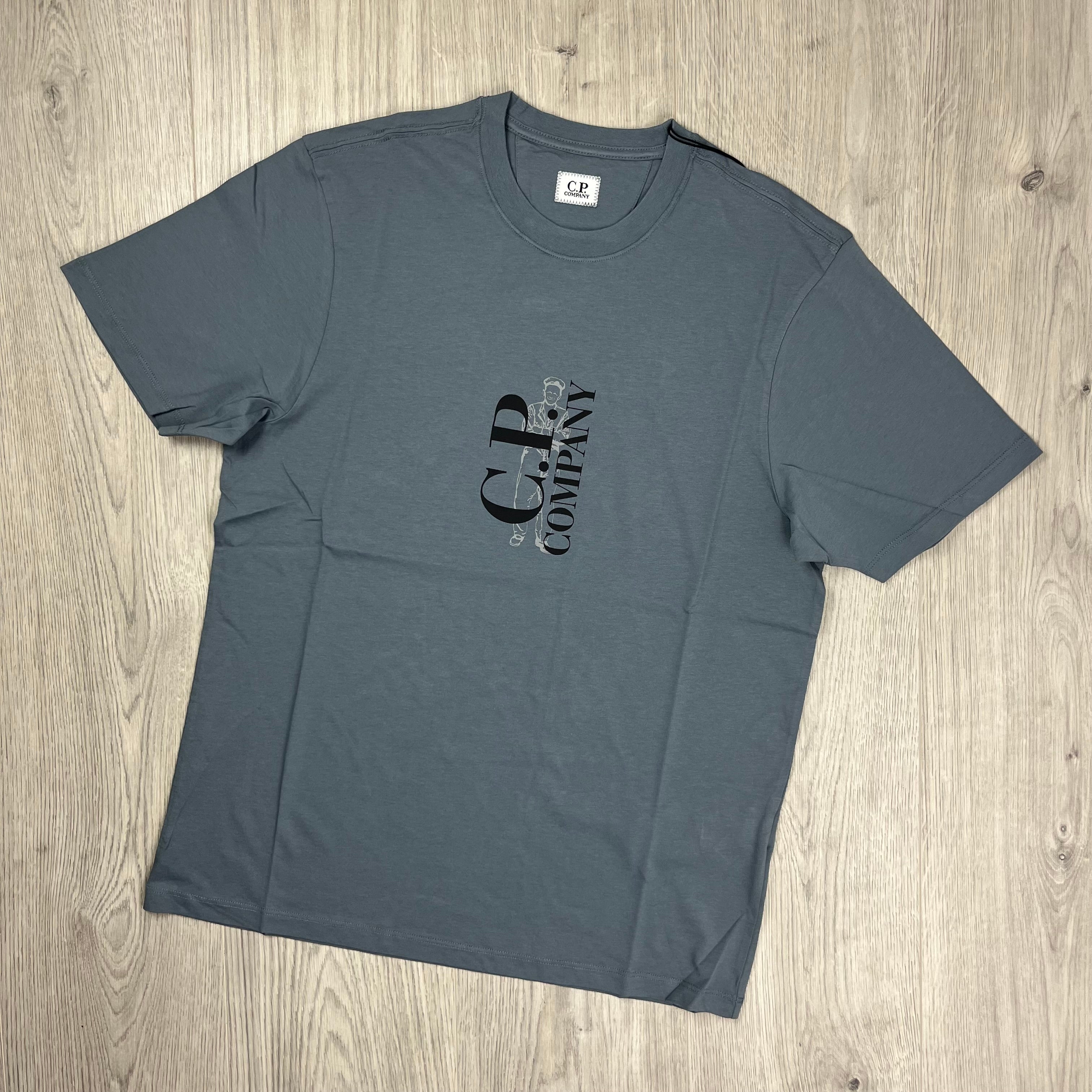 CP Company Sailor T-Shirt - Stormy -Usfansport