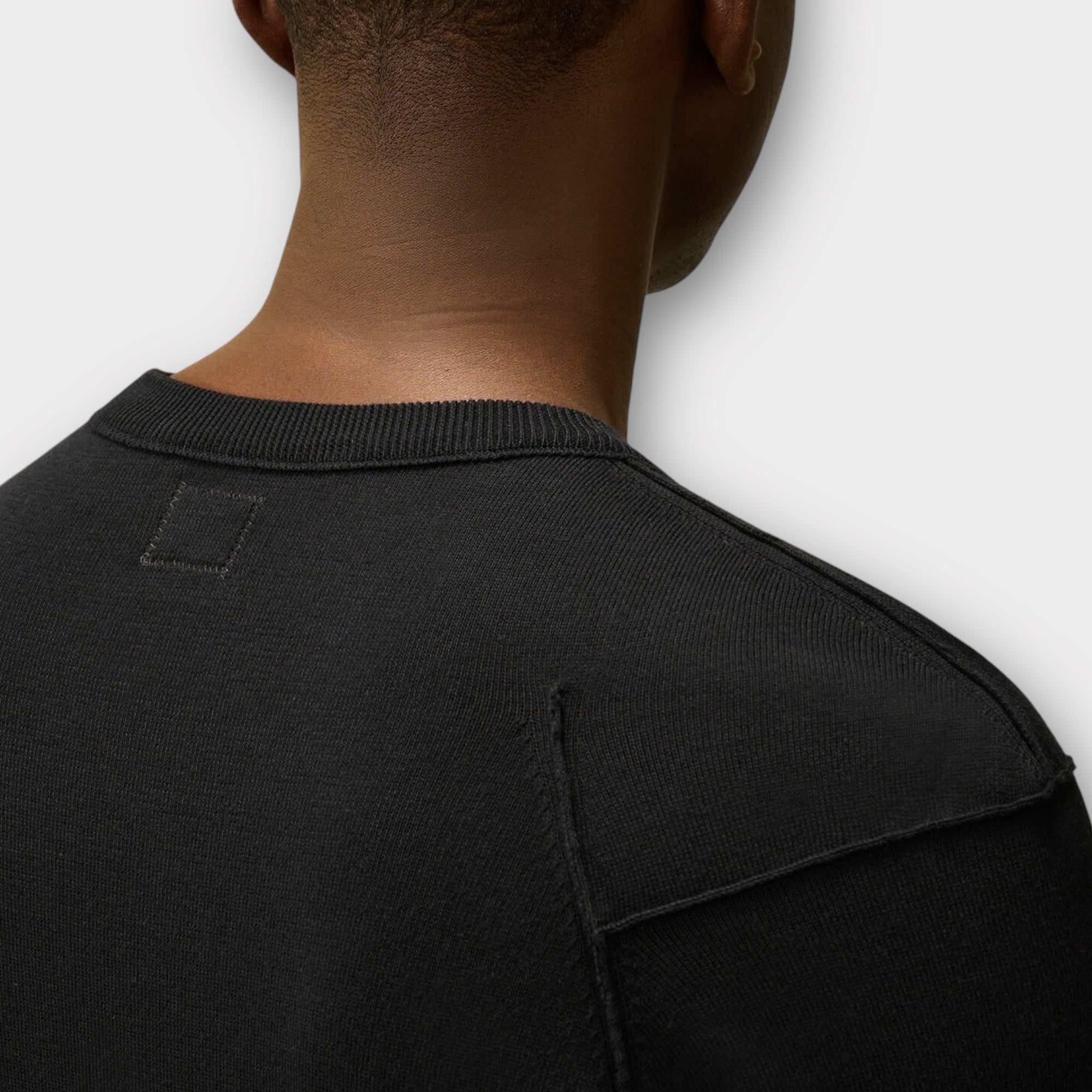 C.P. Company Sea Island Crewneck Lens Strik I 999 Sort
