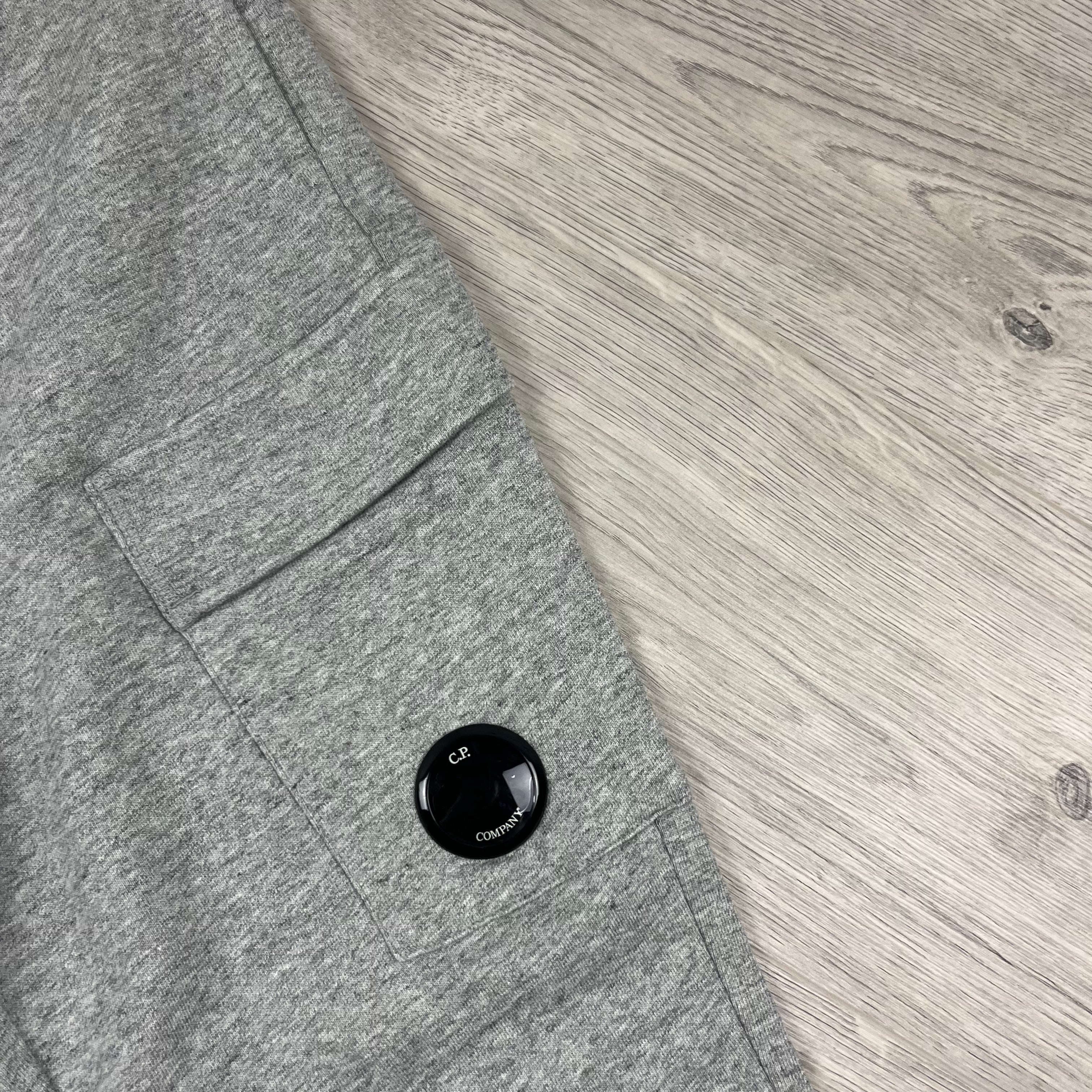 CP Company Raised Fleece Sweatpants - Grey -Usfansport