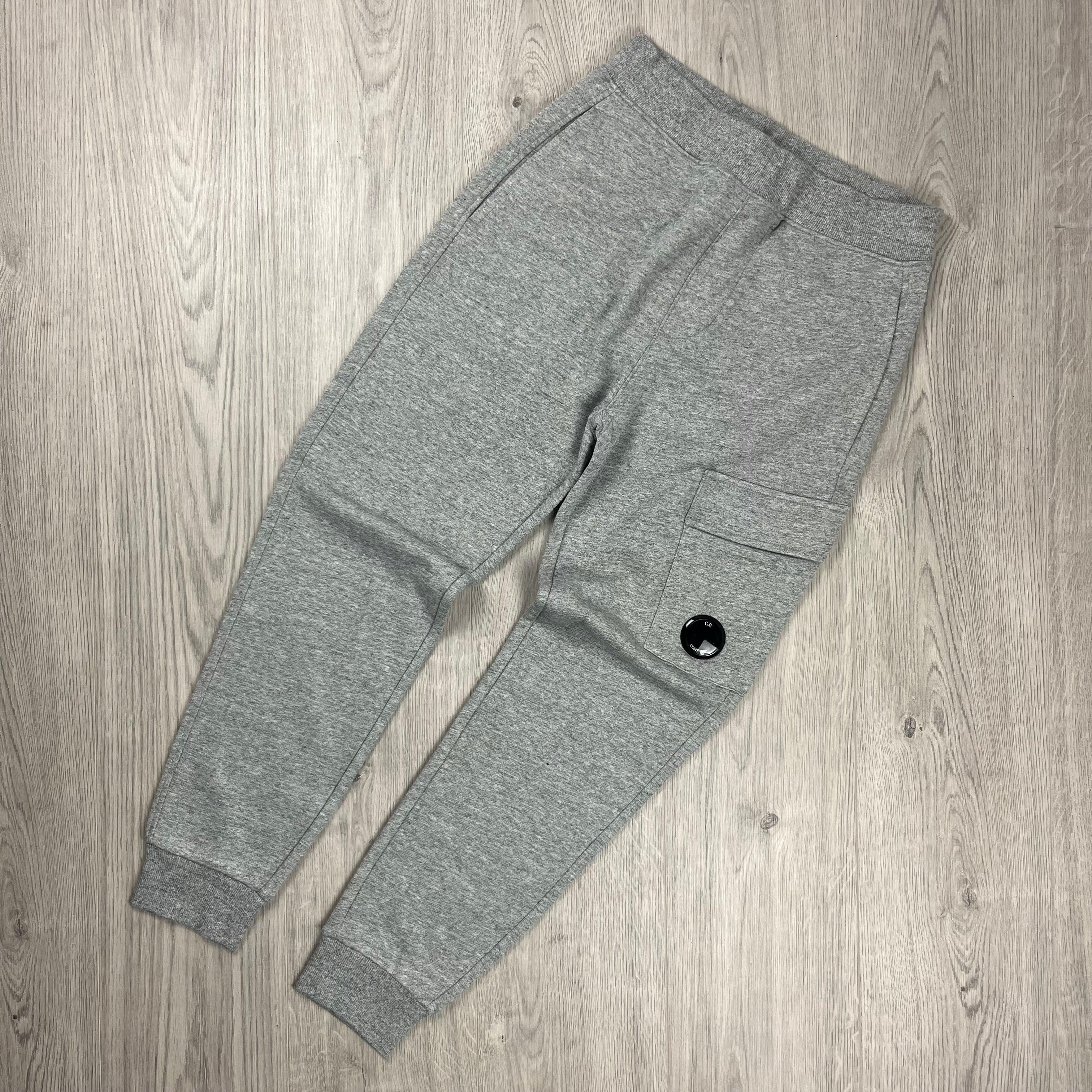CP Company Raised Fleece Sweatpants - Grey -Usfansport