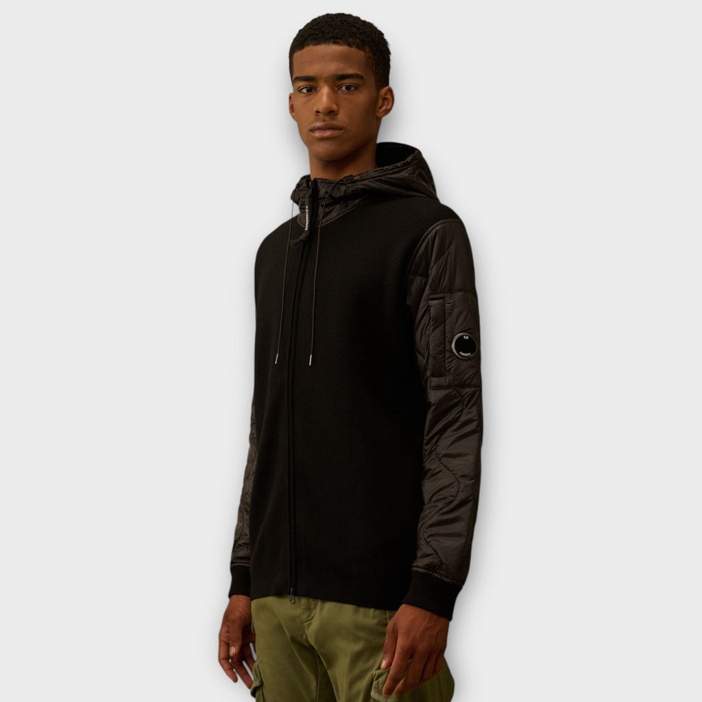 C.P. Company Merino Wool Mixed Zip Sweater I Sort