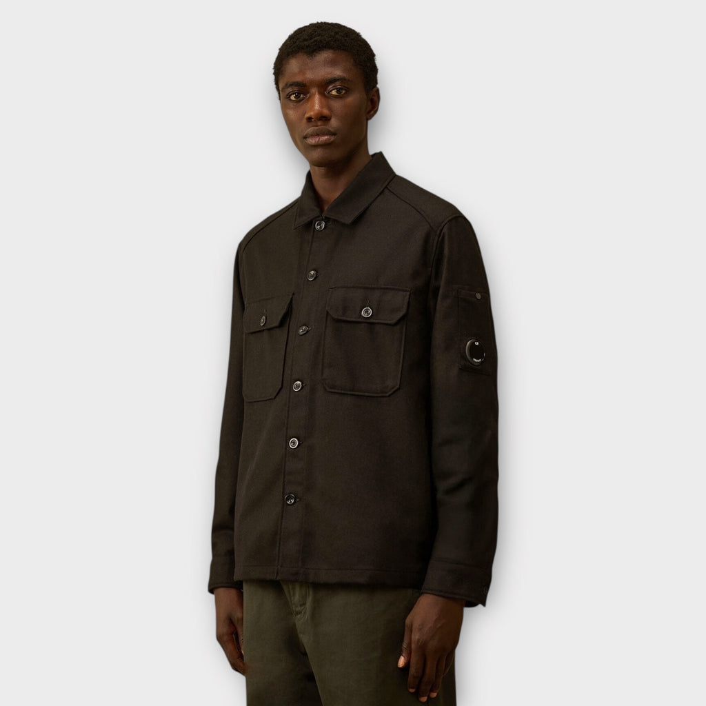 C.P. Company Felt Lens Overshirt I Sort