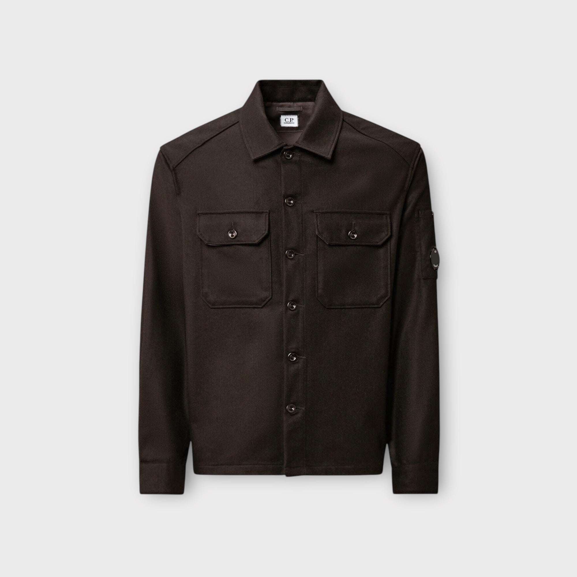 C.P. Company Felt Lens Overshirt I Sort