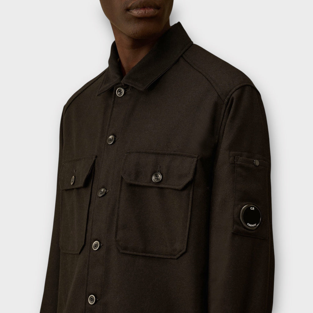C.P. Company Felt Lens Overshirt I Sort