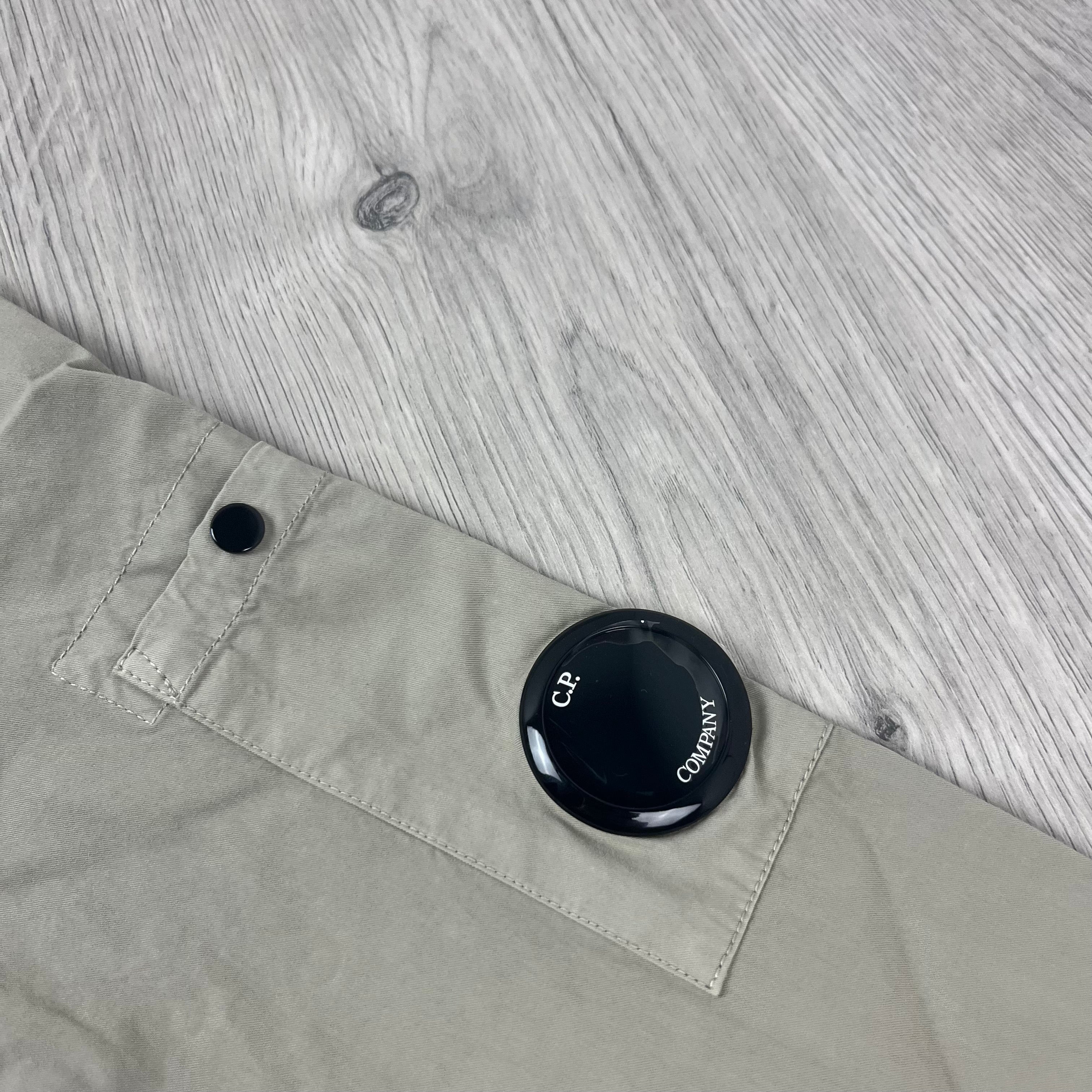 CP Company Zip Overshirt - Vintage Khaki