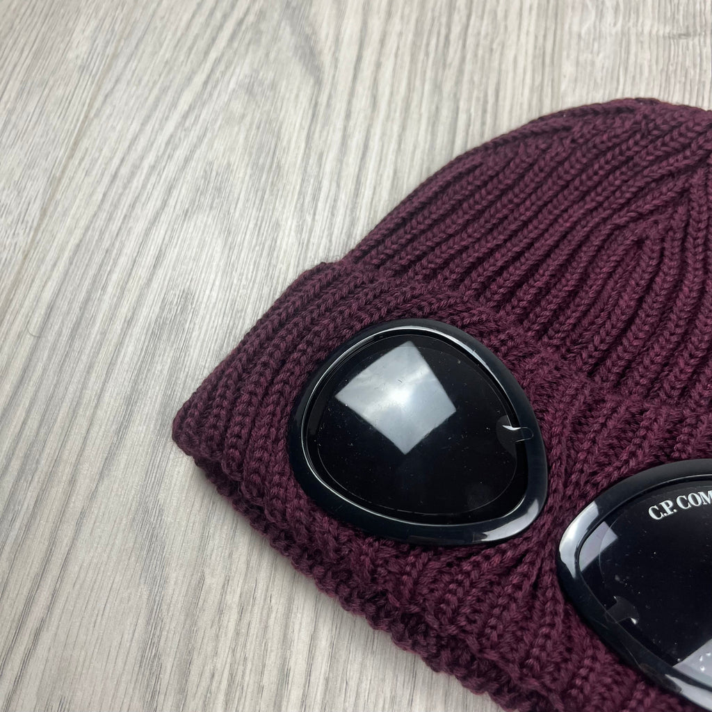CP Company Goggle Beanie - Purple -Usfansport