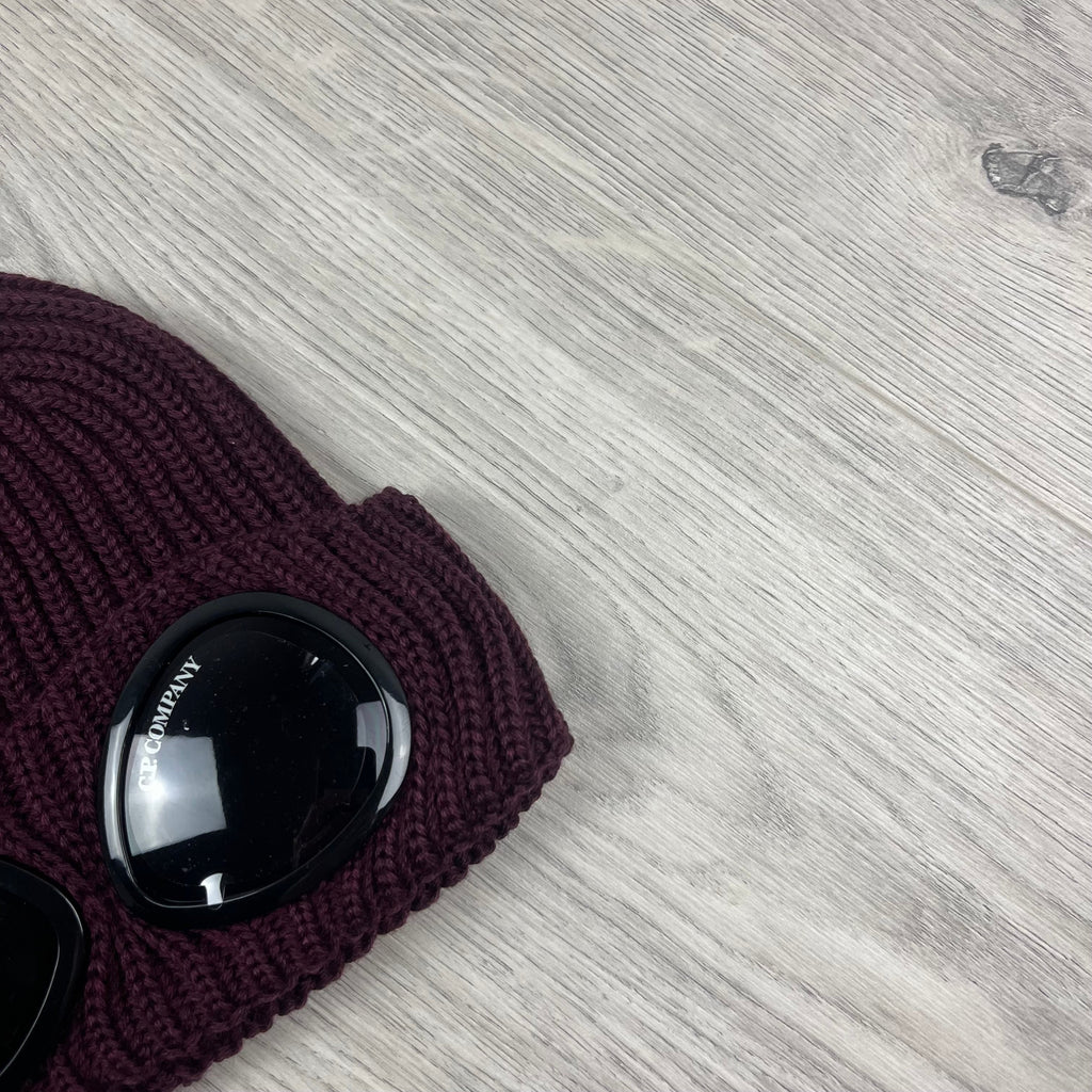 CP Company Goggle Beanie - Purple -Usfansport