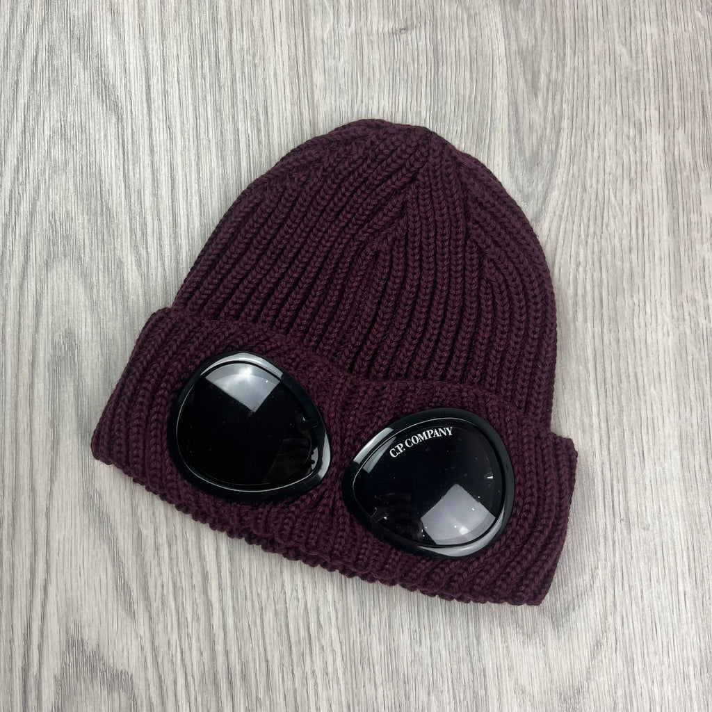 CP Company Goggle Beanie - Purple -Usfansport