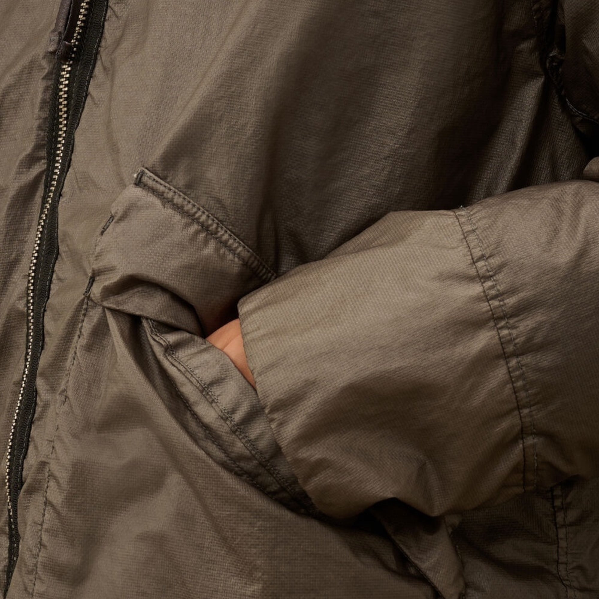 C. P. Company Opal Goggle Down Jacket I Gunmetal/Grey