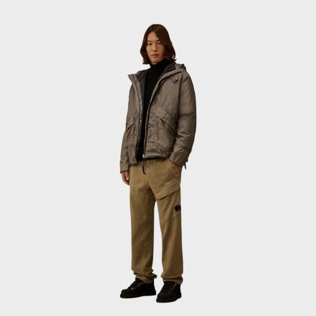 C. P. Company Opal Goggle Down Jacket I Gunmetal/Grey