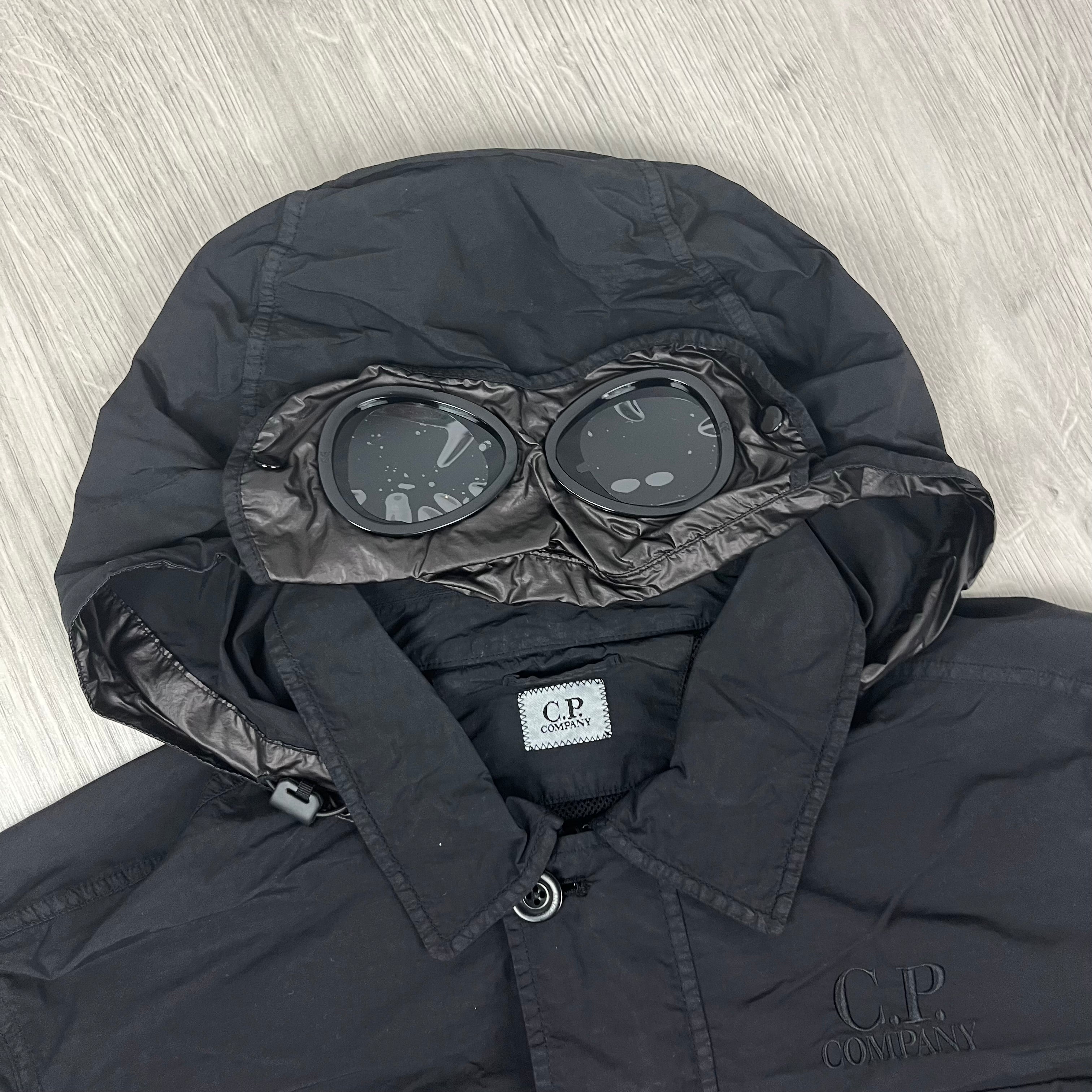 CP Company Goggle Overshirt - Black -Usfansport