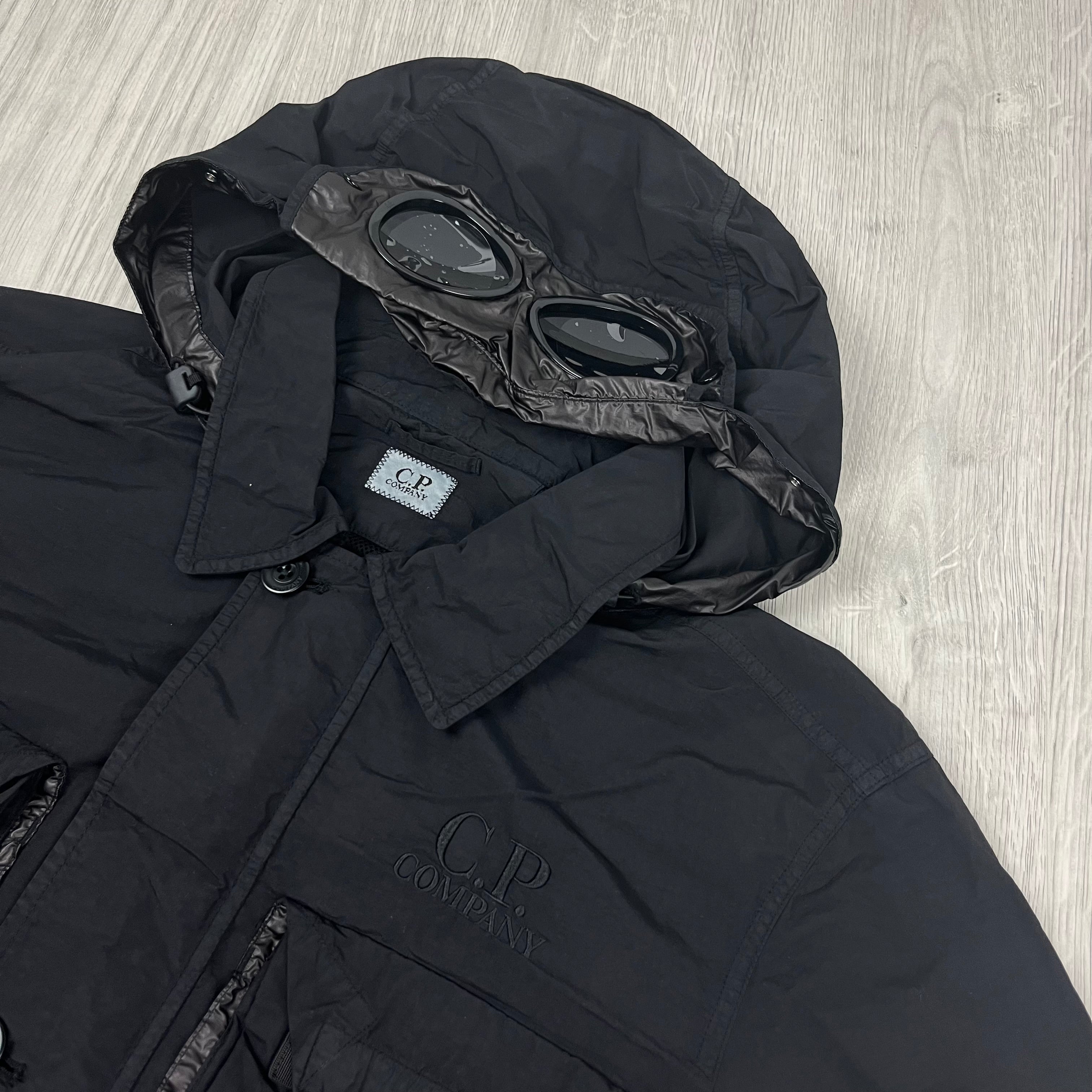 CP Company Goggle Overshirt - Black -Usfansport