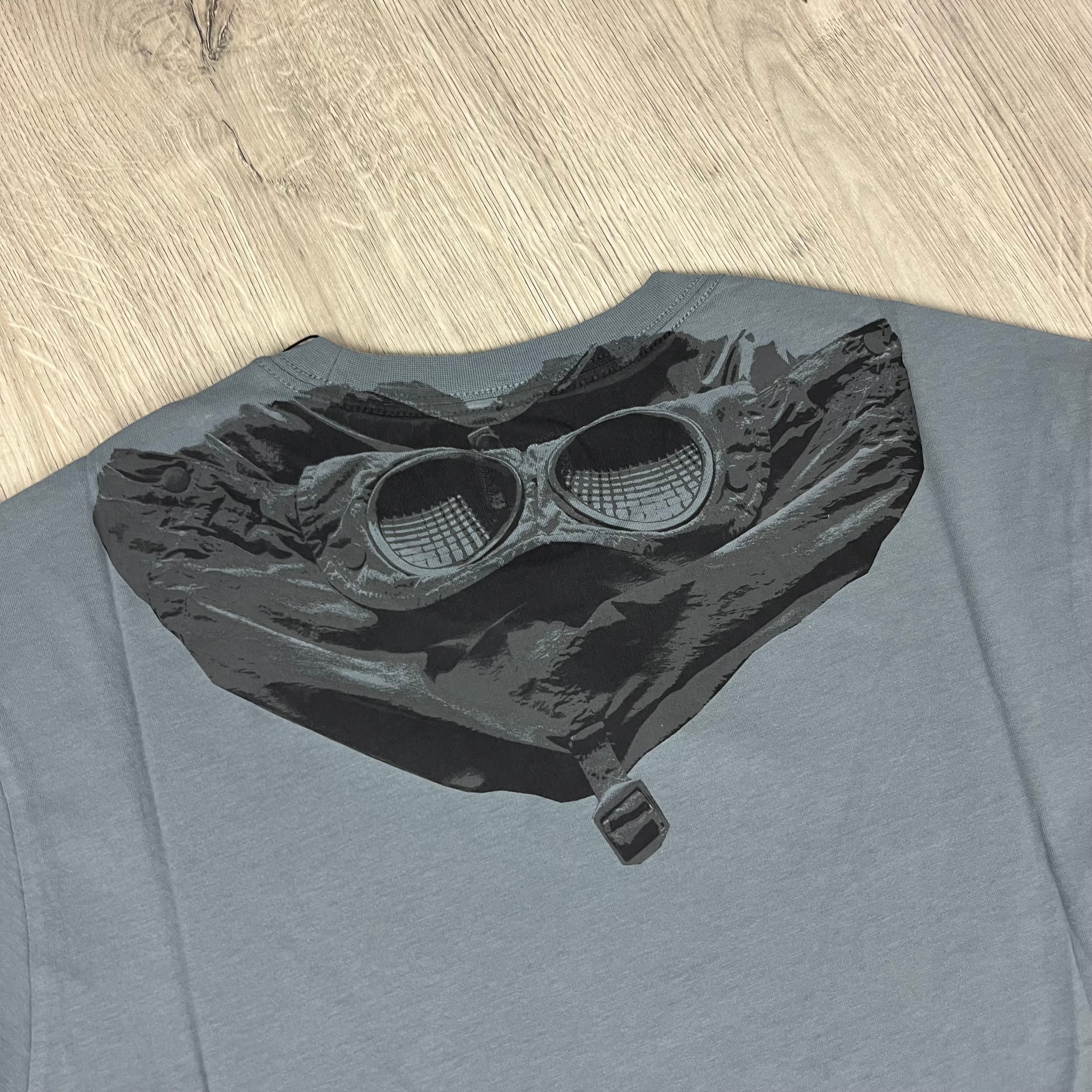 CP Company Goggle T-Shirt - Stormy -Usfansport