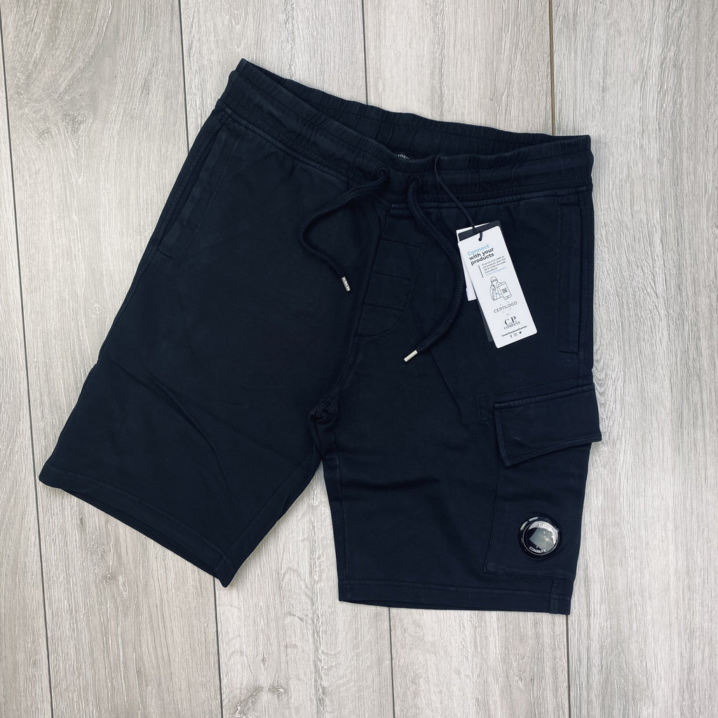 CP Company Jersey Shorts - Black -Usfansport
